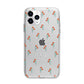 Custom Floral Apple iPhone 11 Pro in Silver with Bumper Case