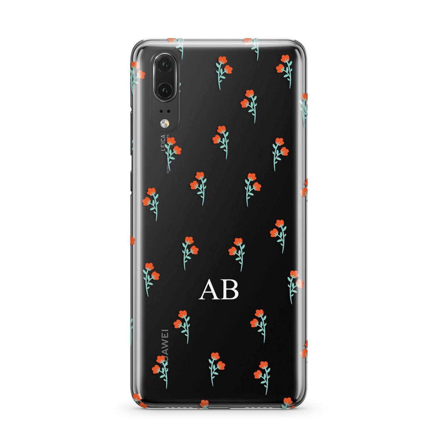 Custom Floral Huawei P20 Phone Case