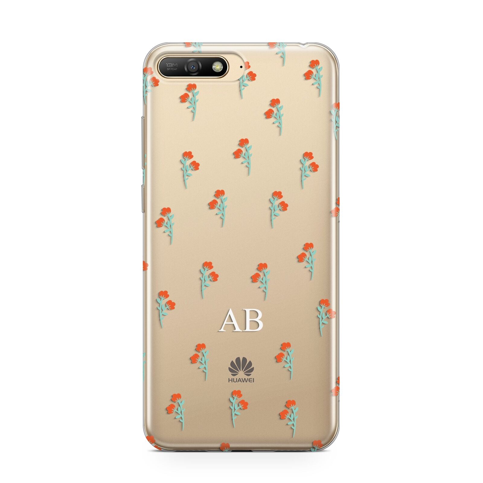 Custom Floral Huawei Y6 2018