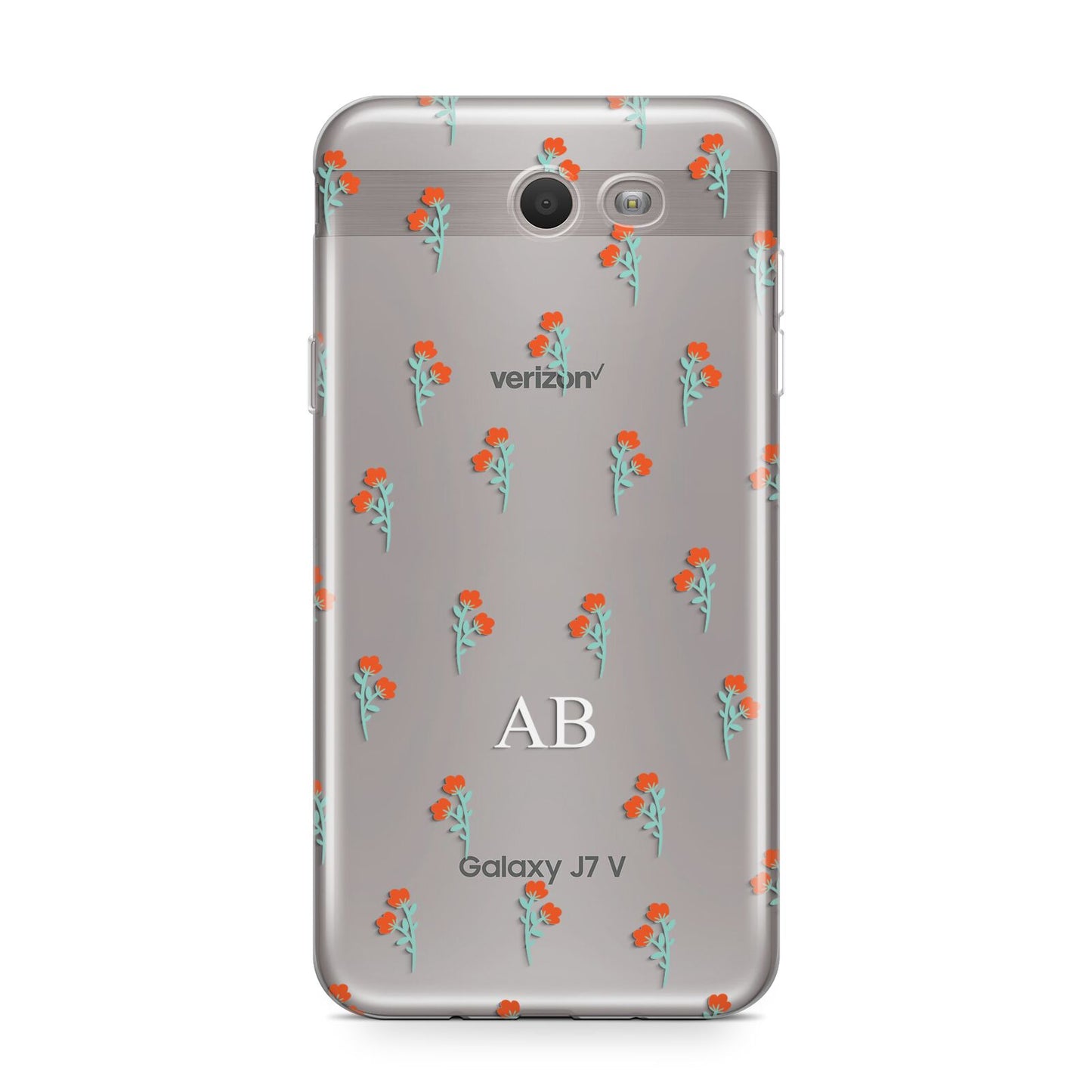 Custom Floral Samsung Galaxy J7 2017 Case