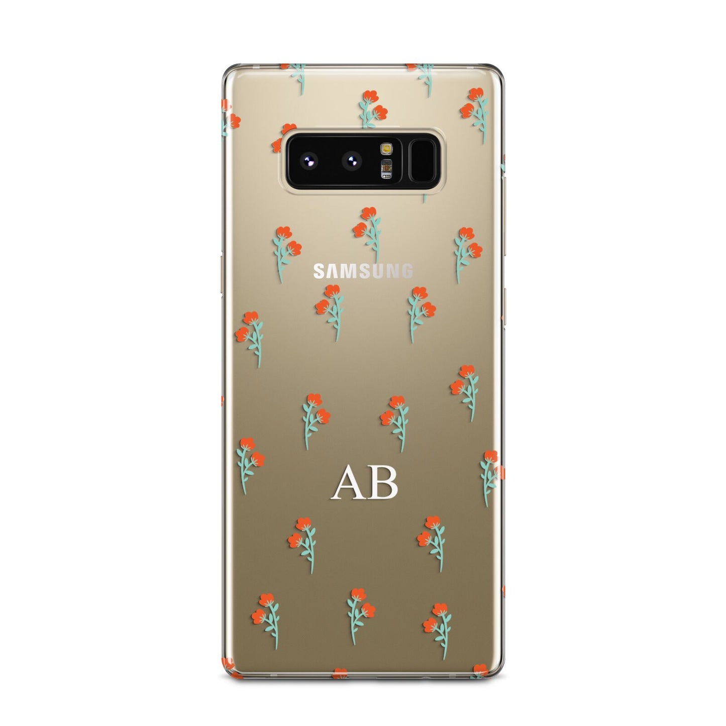 Custom Floral Samsung Galaxy Note 8 Case