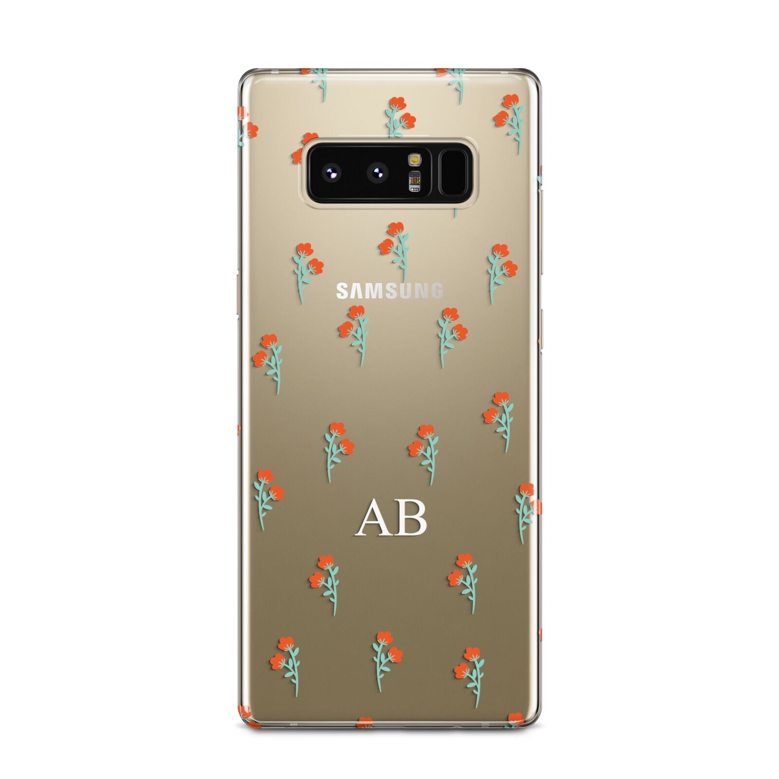 Custom Floral Samsung Galaxy Note 8 Case