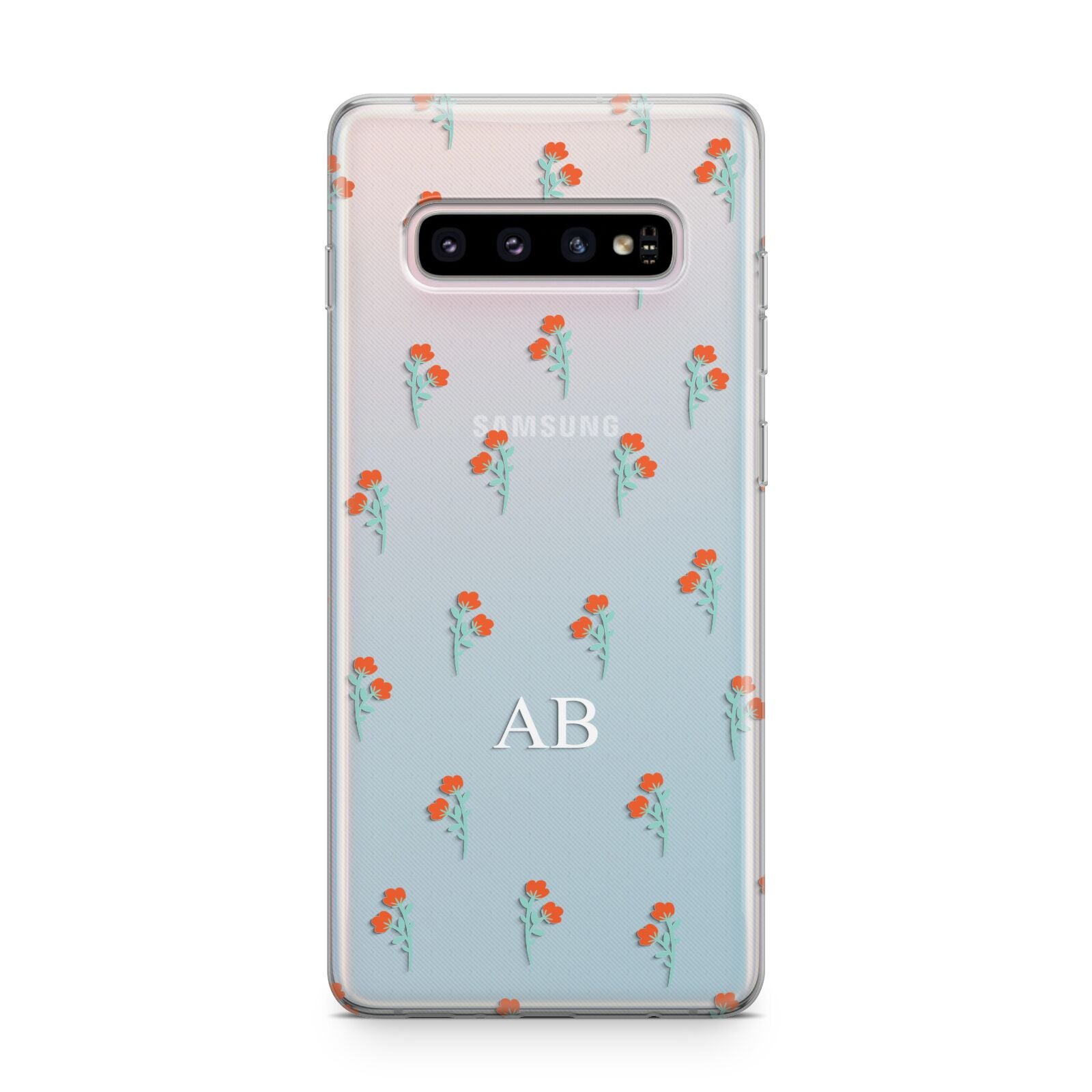 Custom Floral Samsung Galaxy S10 Plus Case