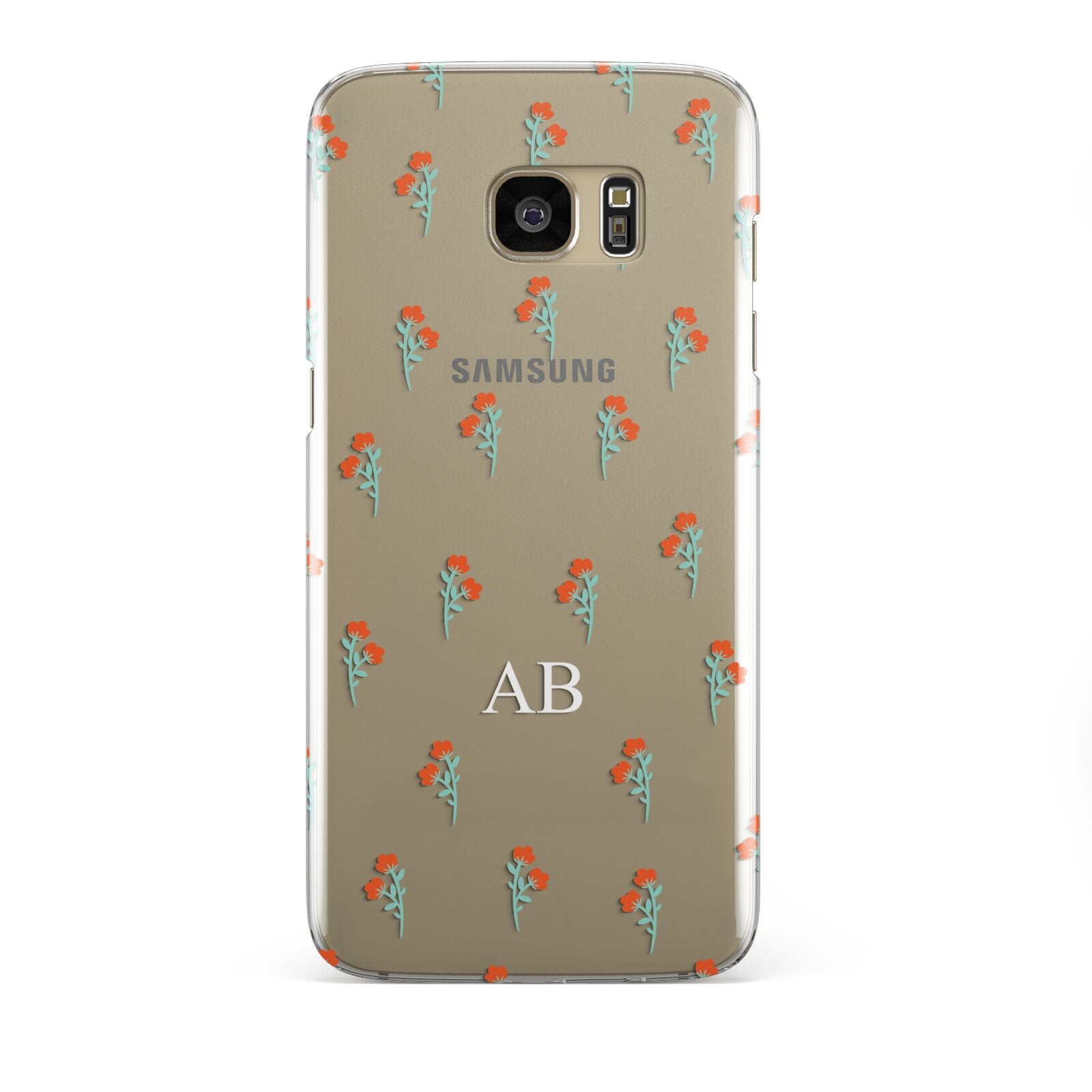 Custom Floral Samsung Galaxy S7 Edge Case