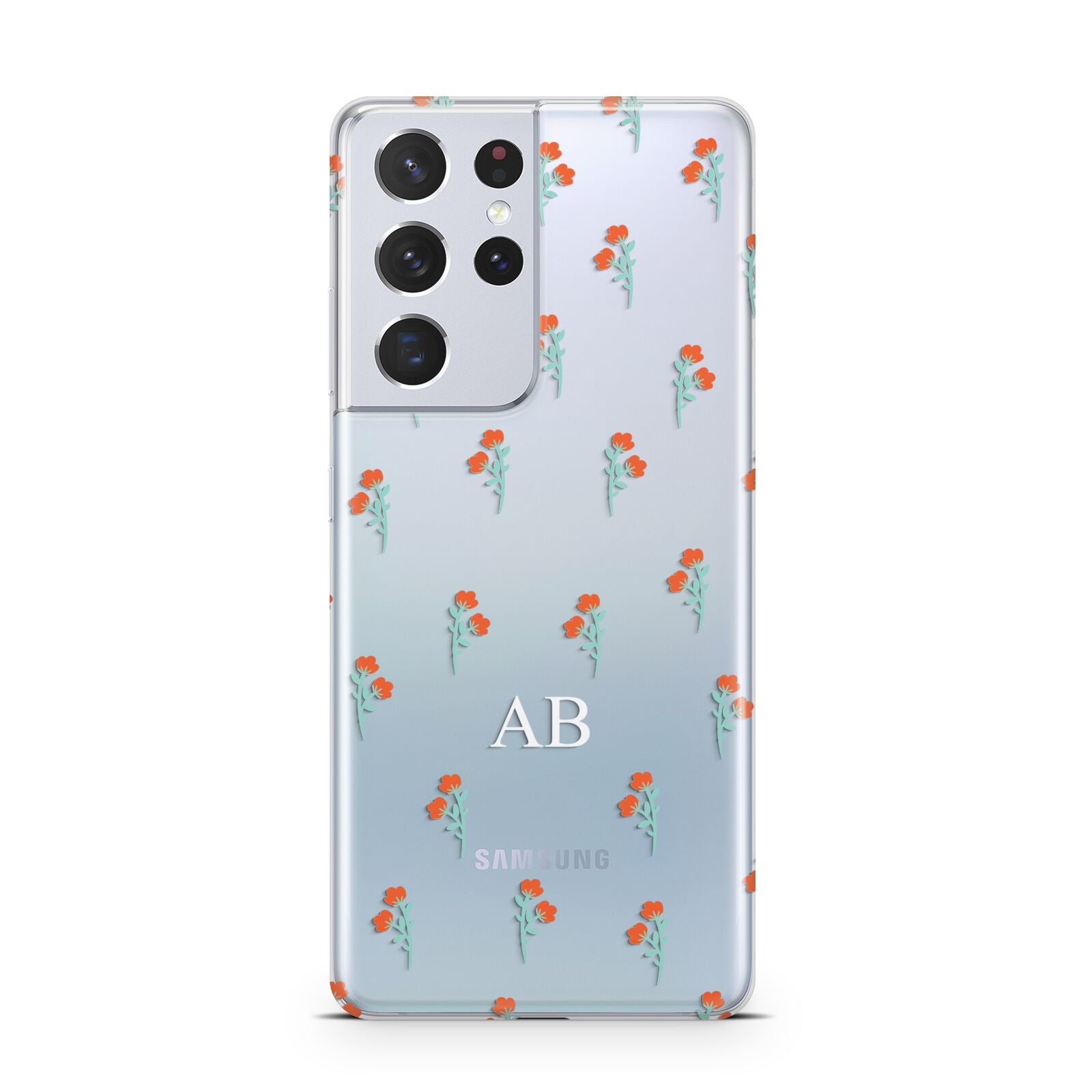 Custom Floral Samsung S21 Ultra Case