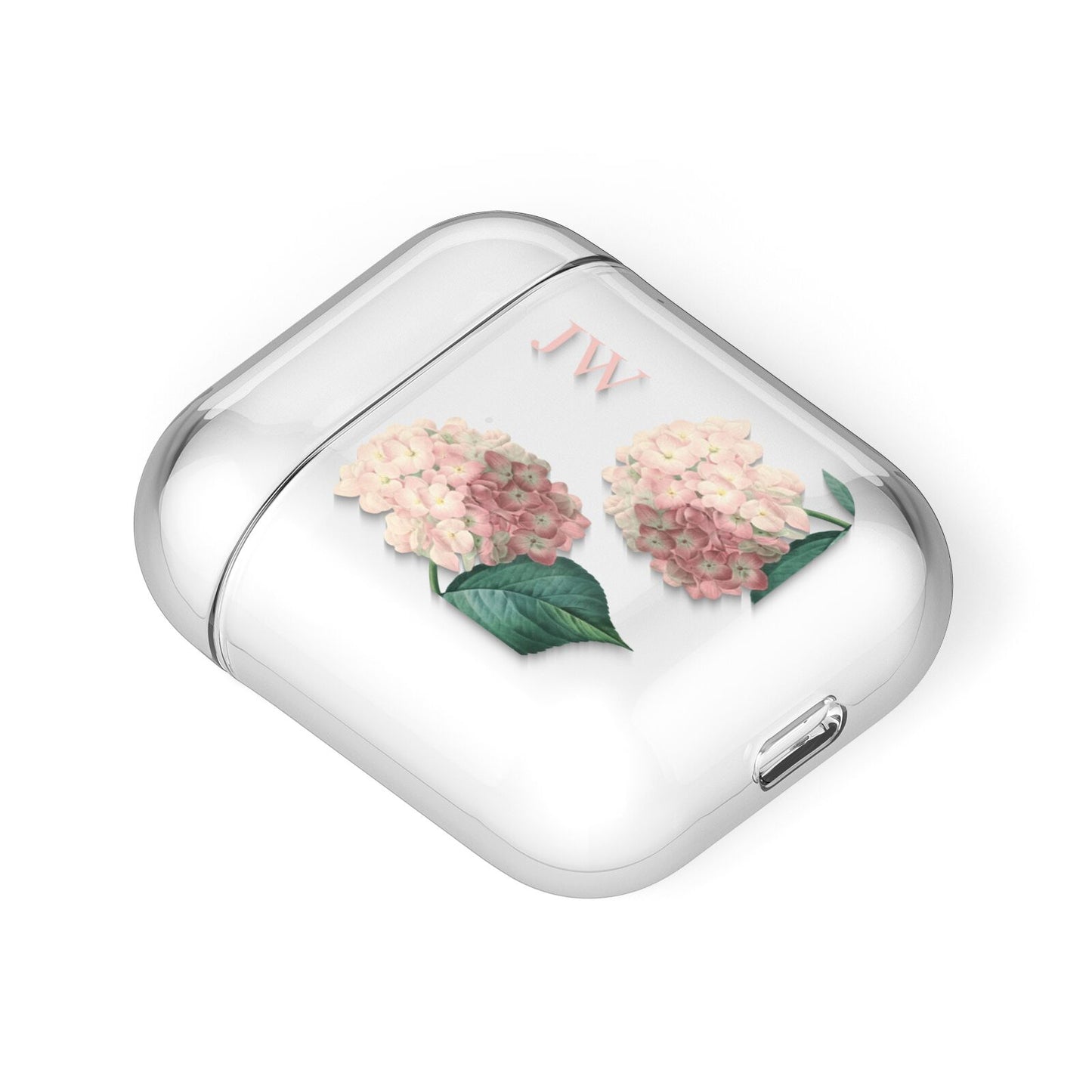 Custom Flower AirPods Case Laid Flat