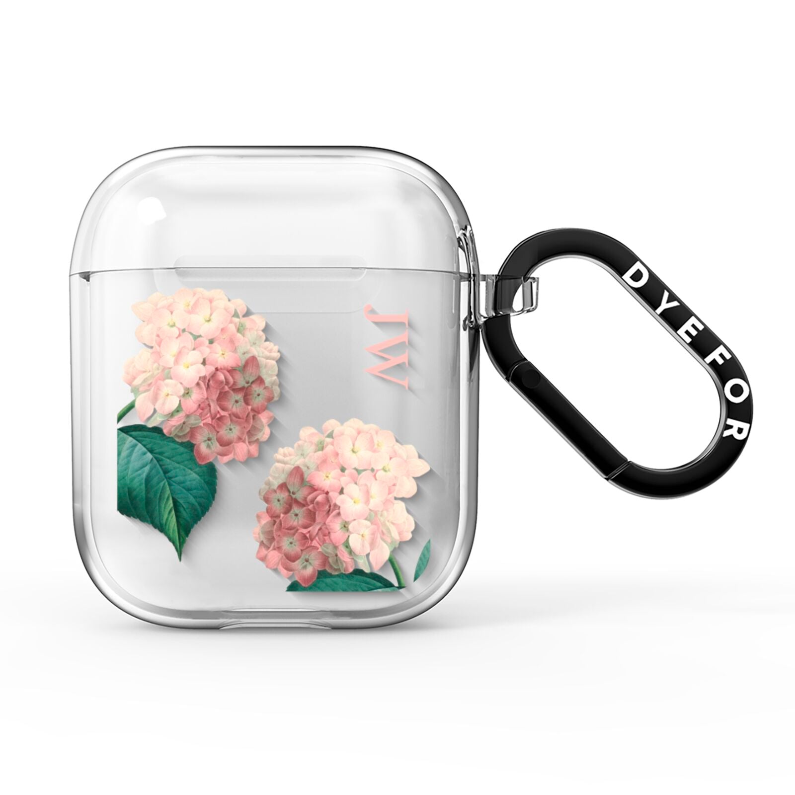 Custom Flower AirPods Clear Case