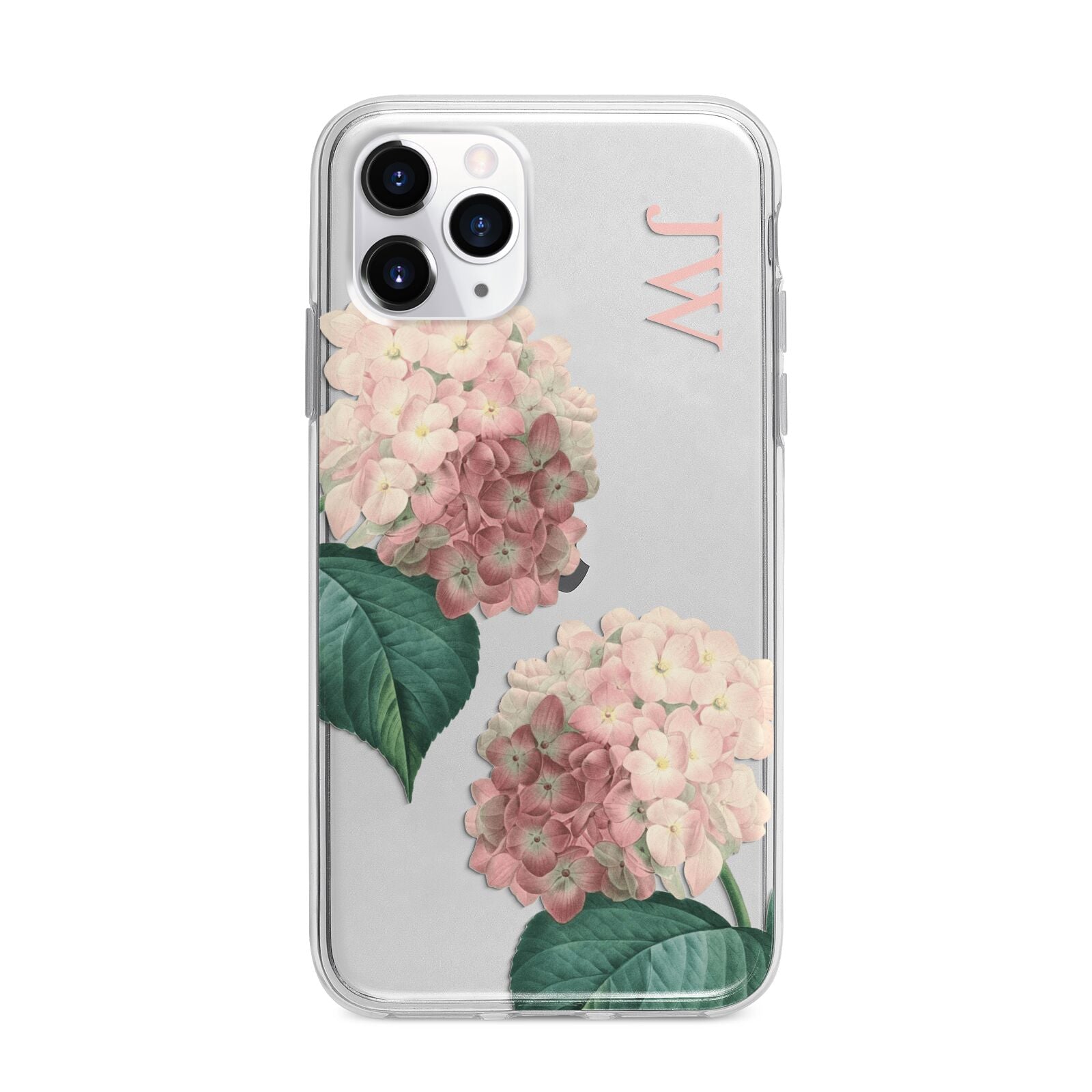 Custom Flower Apple iPhone 11 Pro Max in Silver with Bumper Case