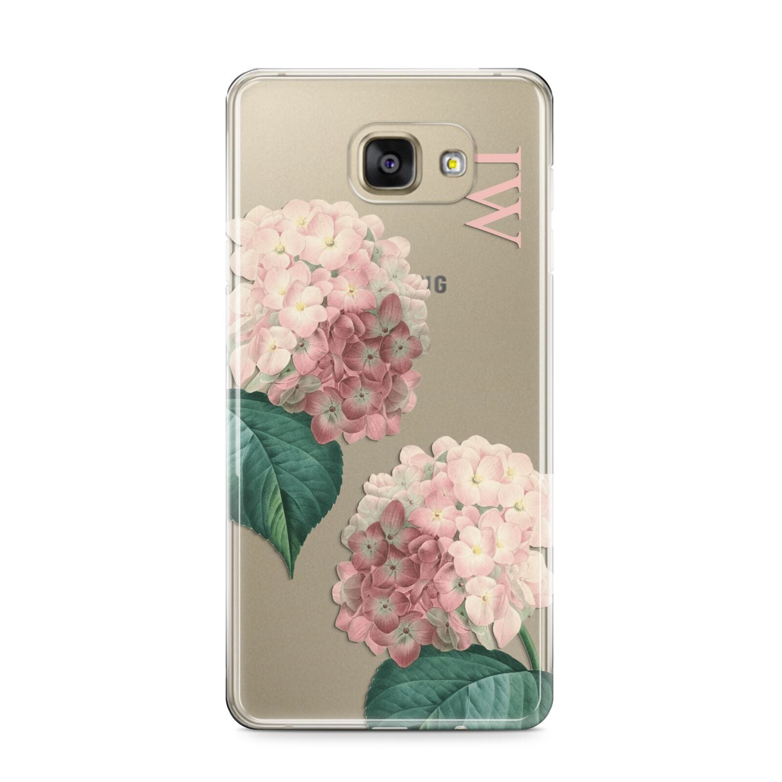 Custom Flower Samsung Galaxy A9 2016 Case on gold phone