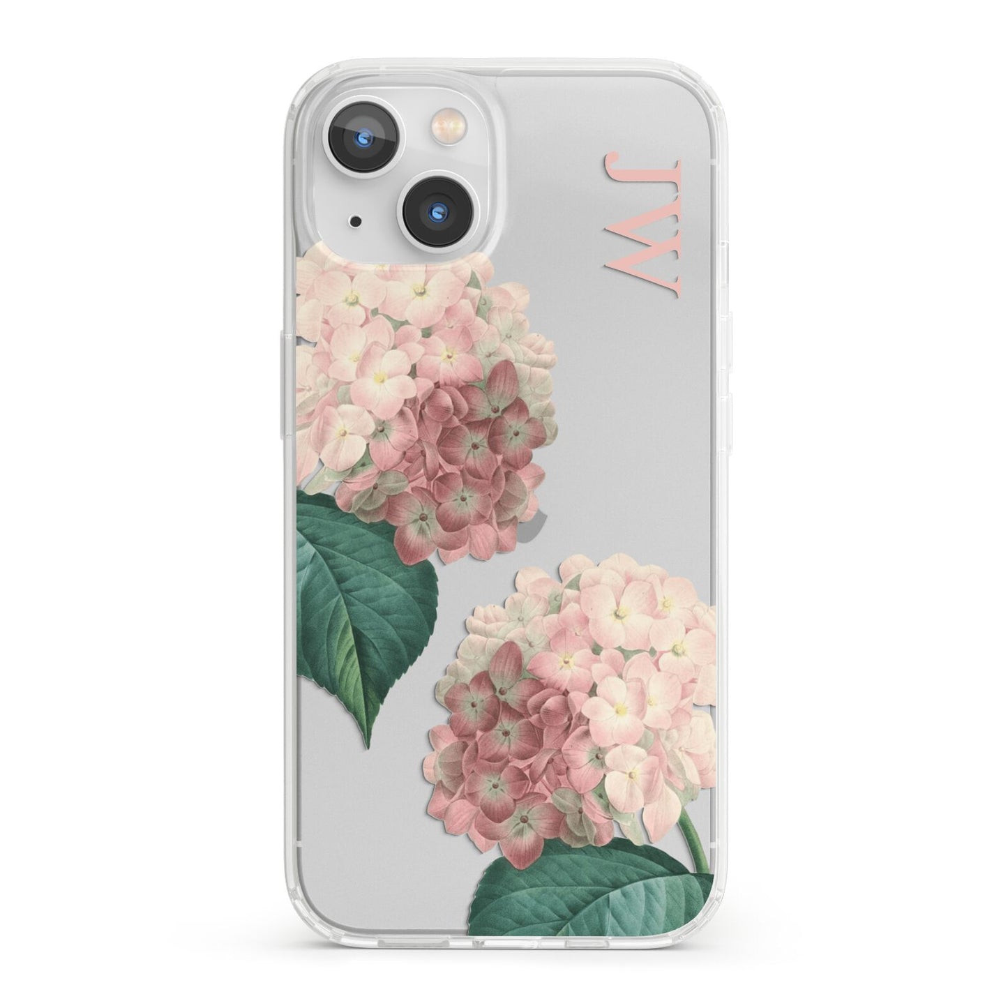 Custom Flower iPhone 13 Clear Bumper Case