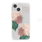 Custom Flower iPhone 13 Mini Clear Bumper Case