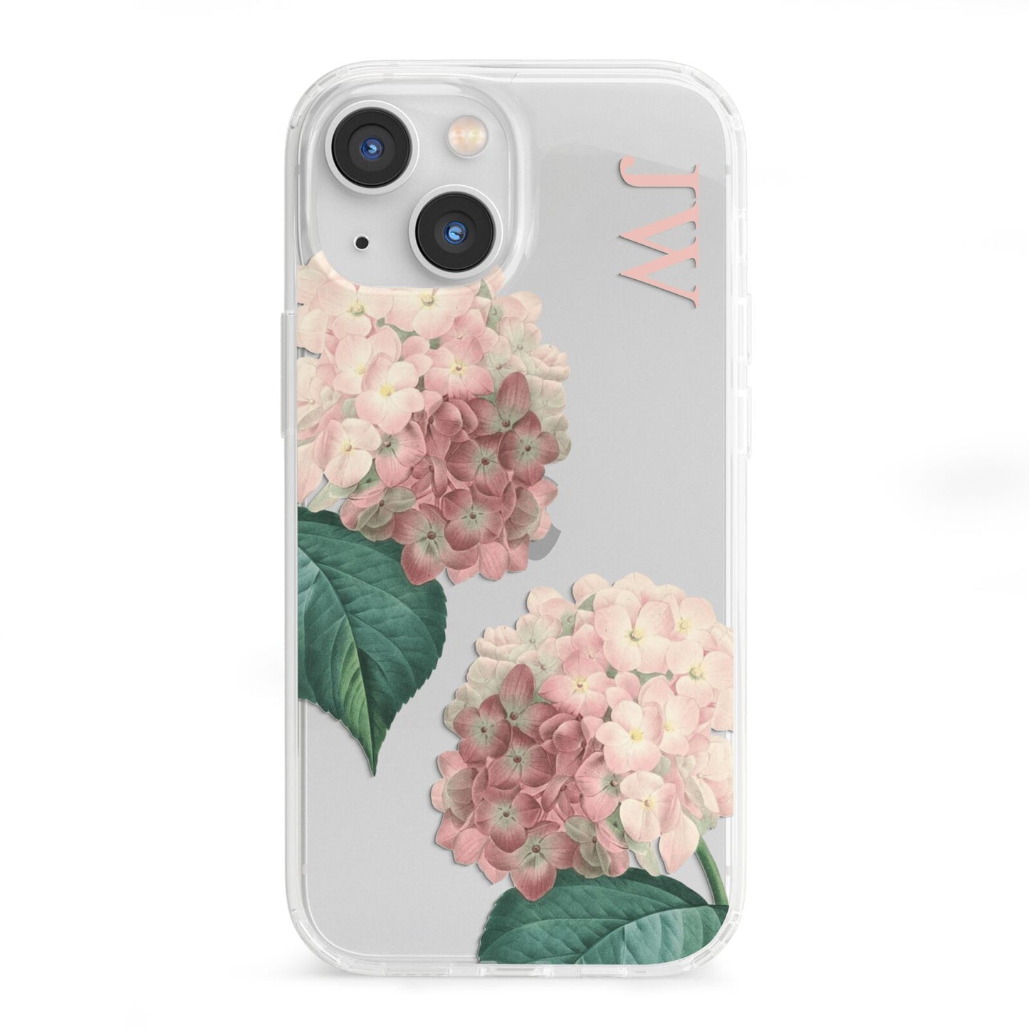 Custom Flower iPhone 13 Mini Clear Bumper Case