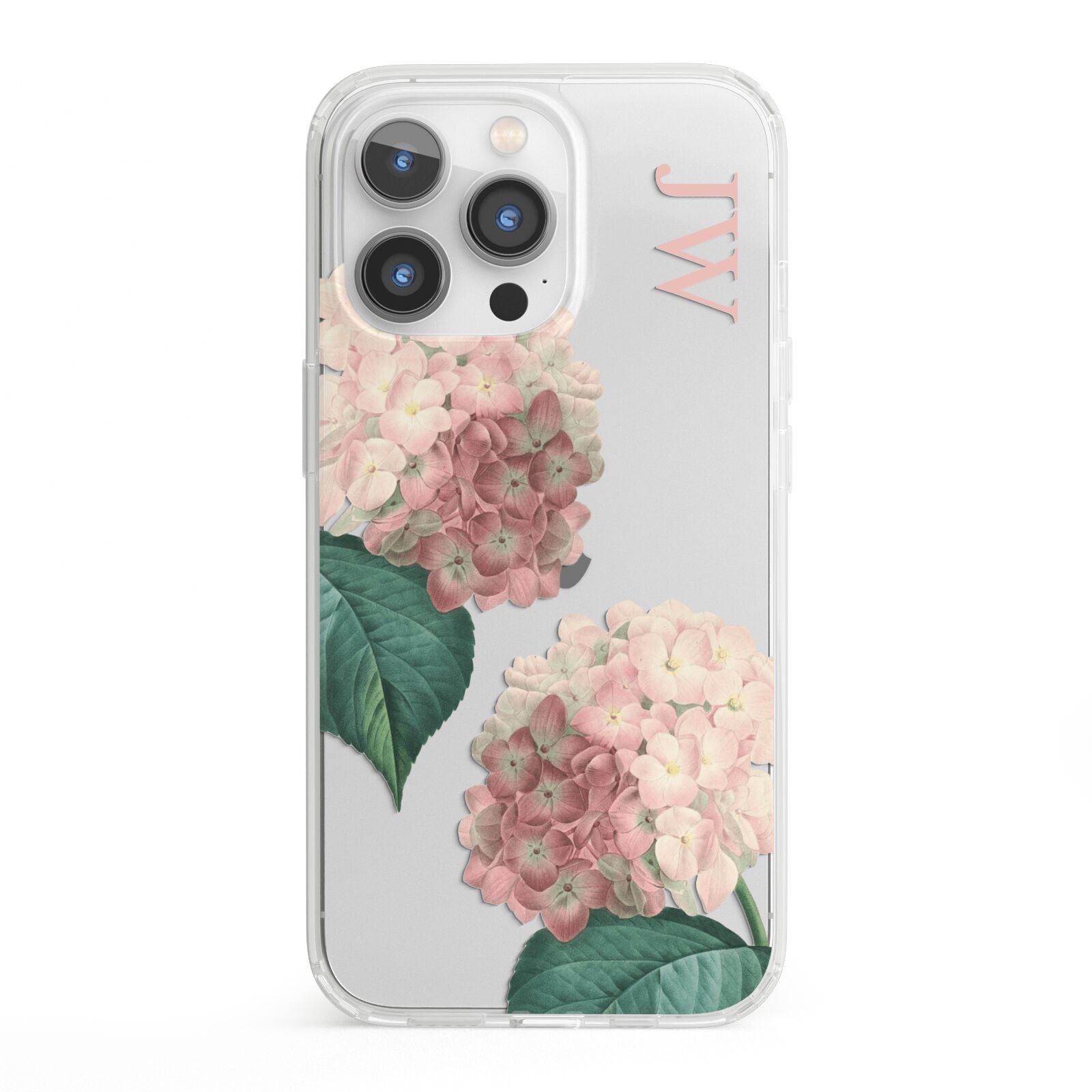 Custom Flower iPhone 13 Pro Clear Bumper Case