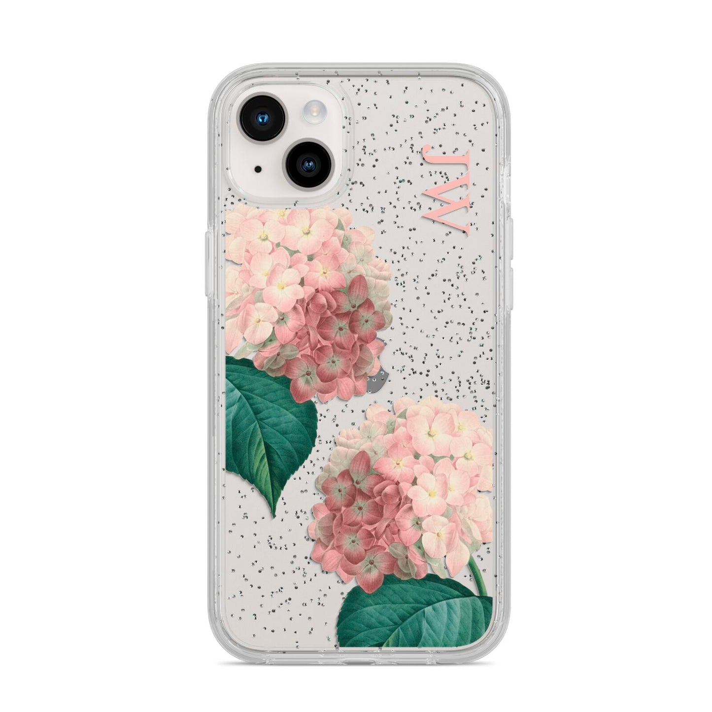 Custom Flower iPhone 14 Plus Glitter Tough Case Starlight