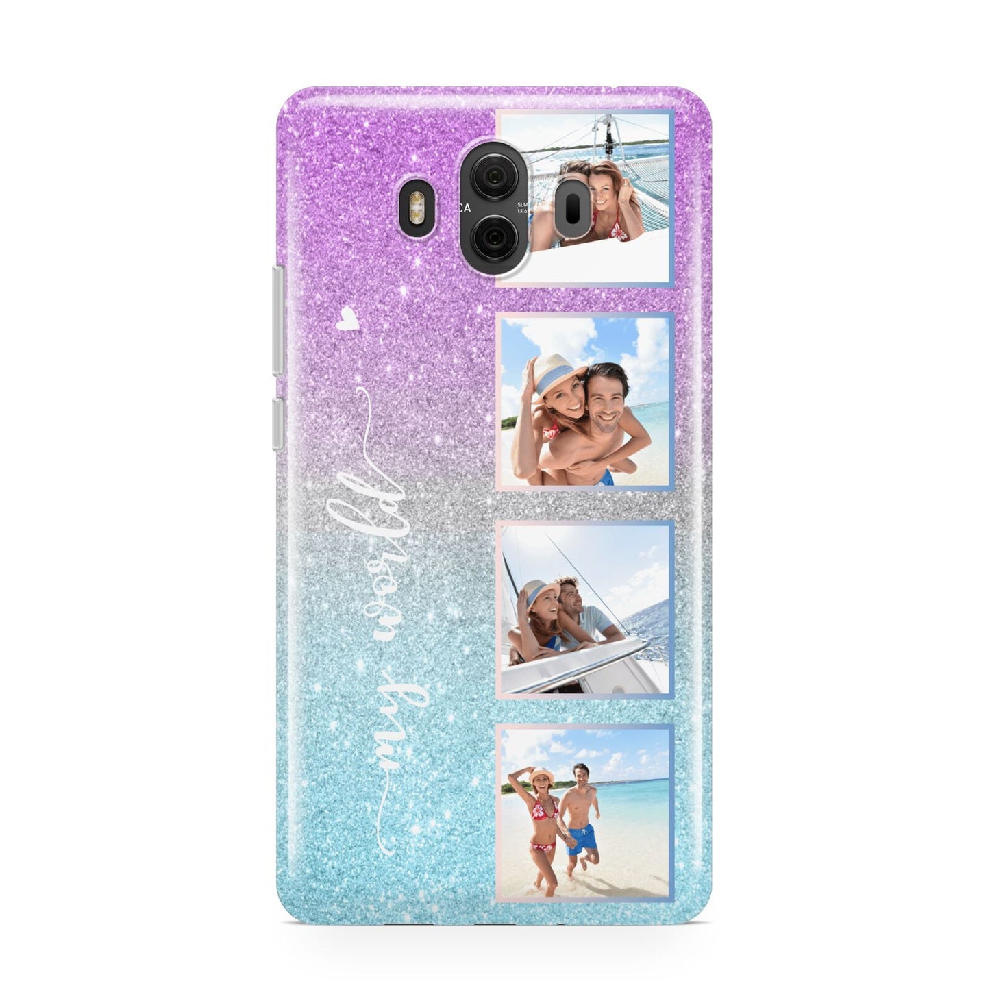 Custom Glitter Photo Huawei Mate 10 Protective Phone Case