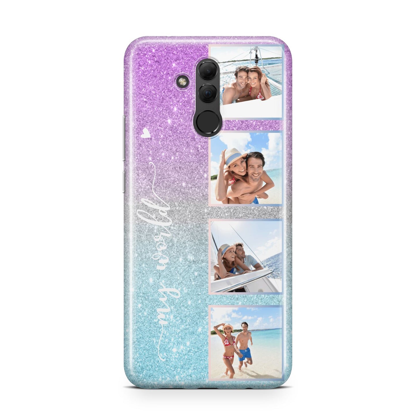 Custom Glitter Photo Huawei Mate 20 Lite