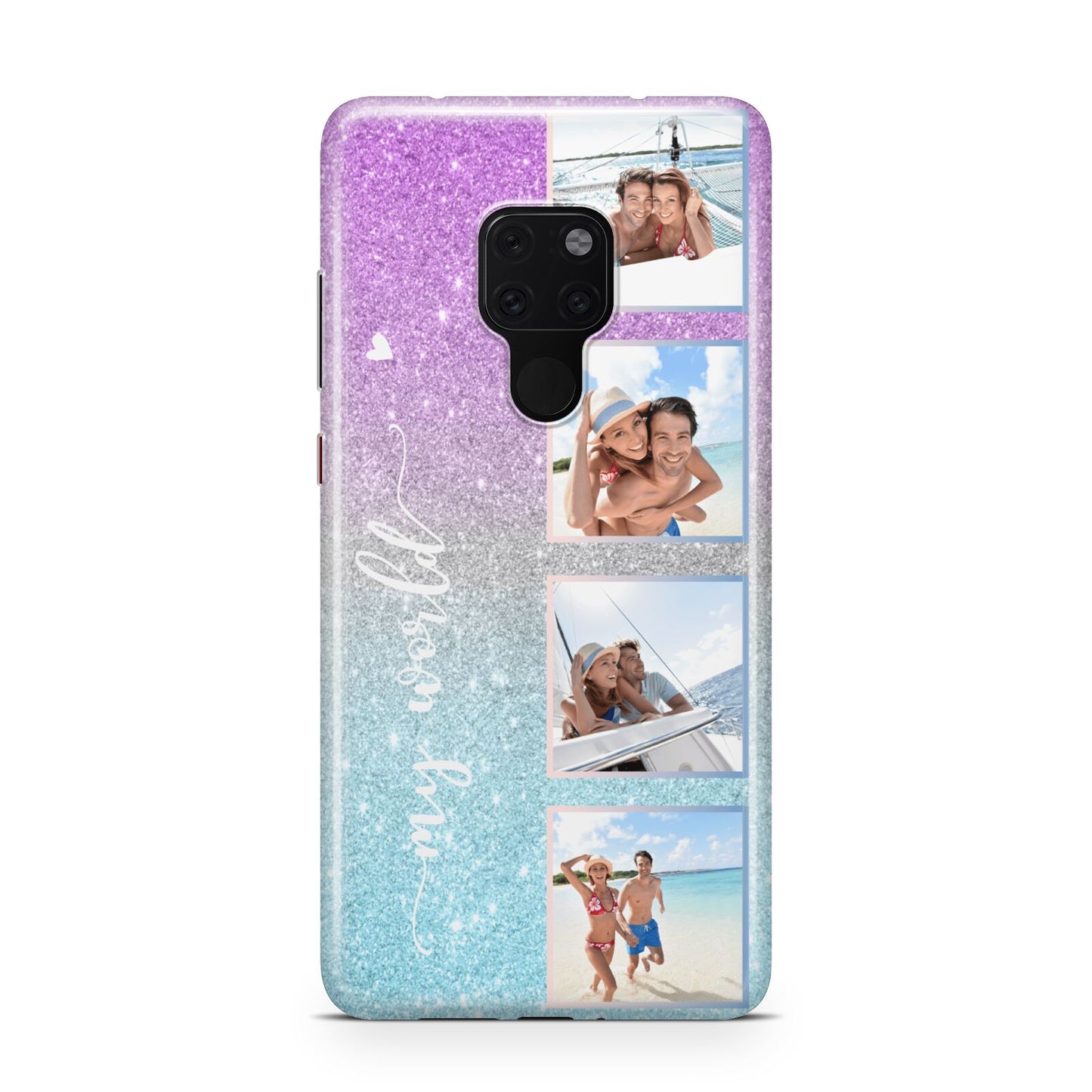 Custom Glitter Photo Huawei Mate 20 Phone Case