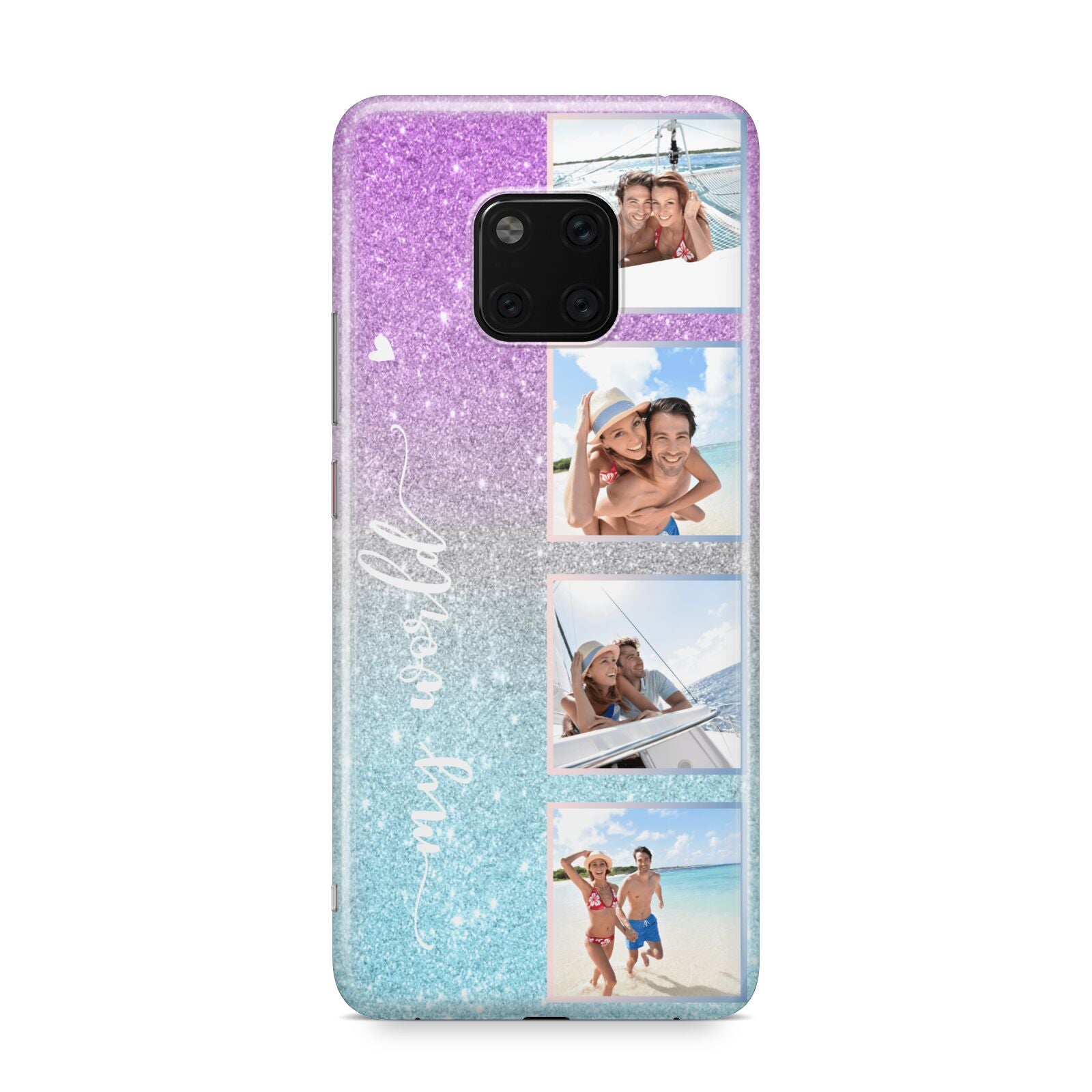 Custom Glitter Photo Huawei Mate 20 Pro Phone Case