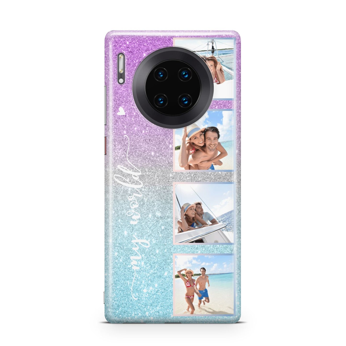 Custom Glitter Photo Huawei Mate 30 Pro Phone Case