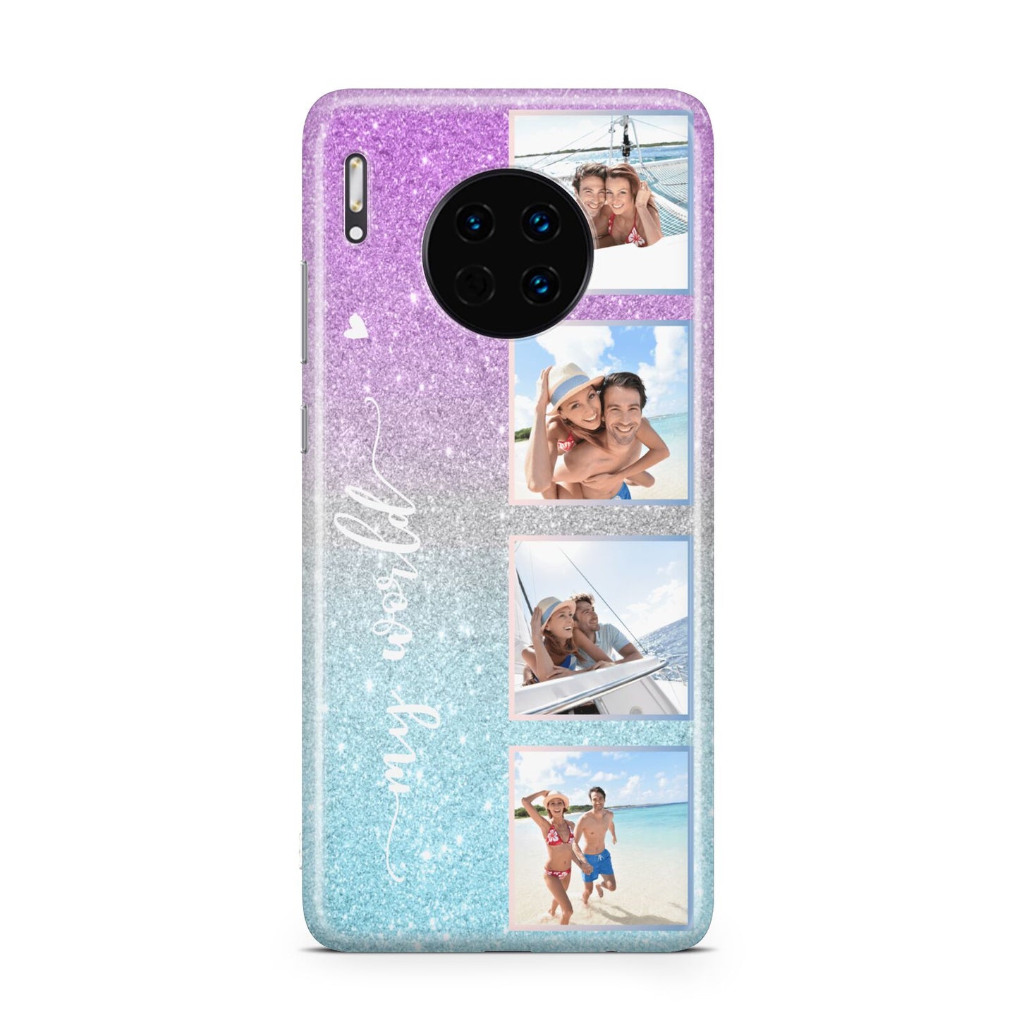 Custom Glitter Photo Huawei Mate 30