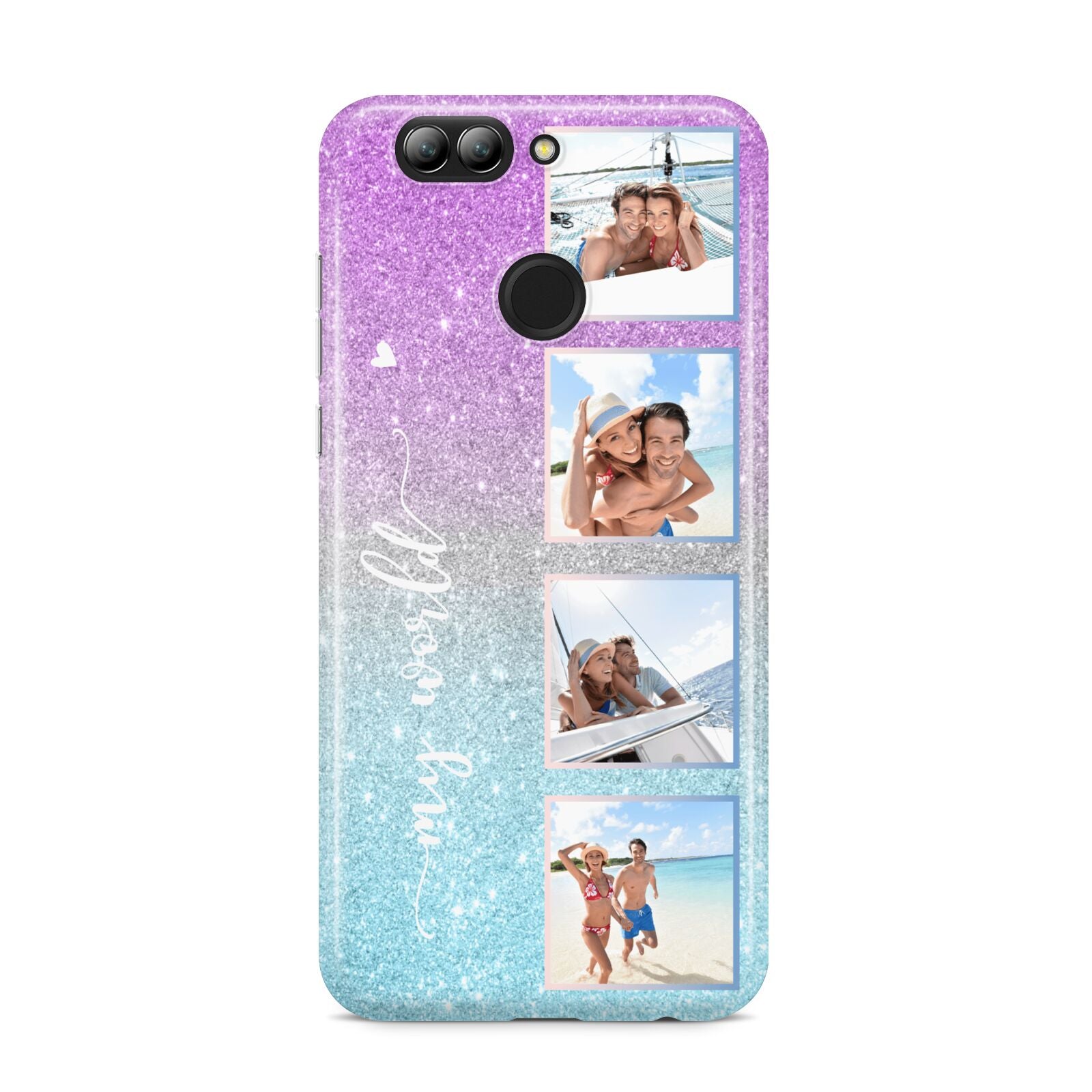 Custom Glitter Photo Huawei Nova 2s Phone Case