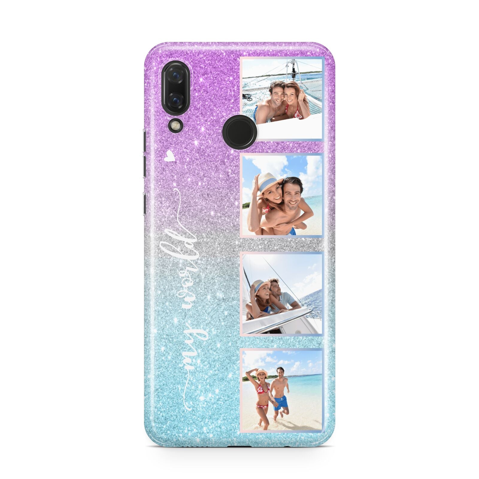 Custom Glitter Photo Huawei Nova 3 Phone Case