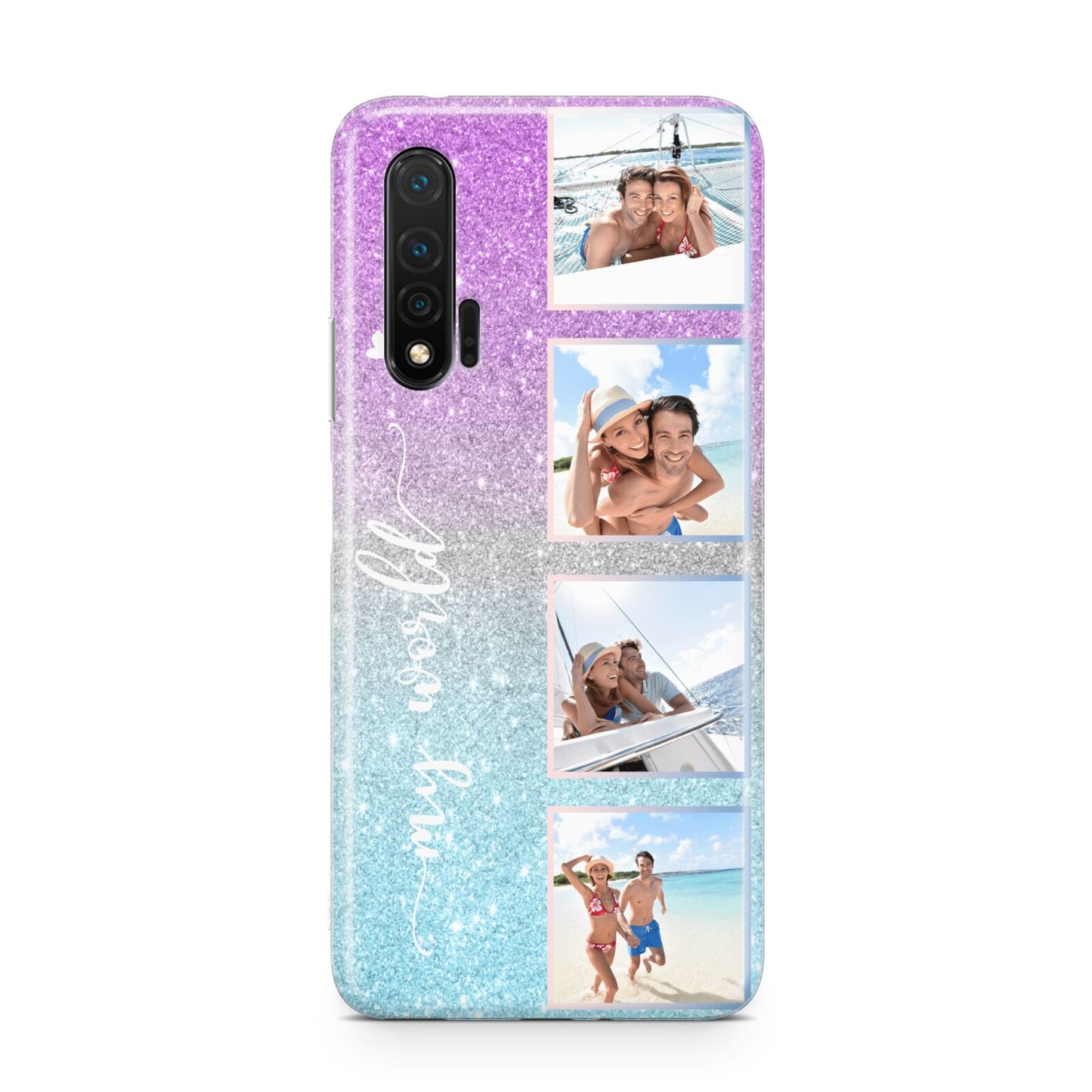 Custom Glitter Photo Huawei Nova 6 Phone Case