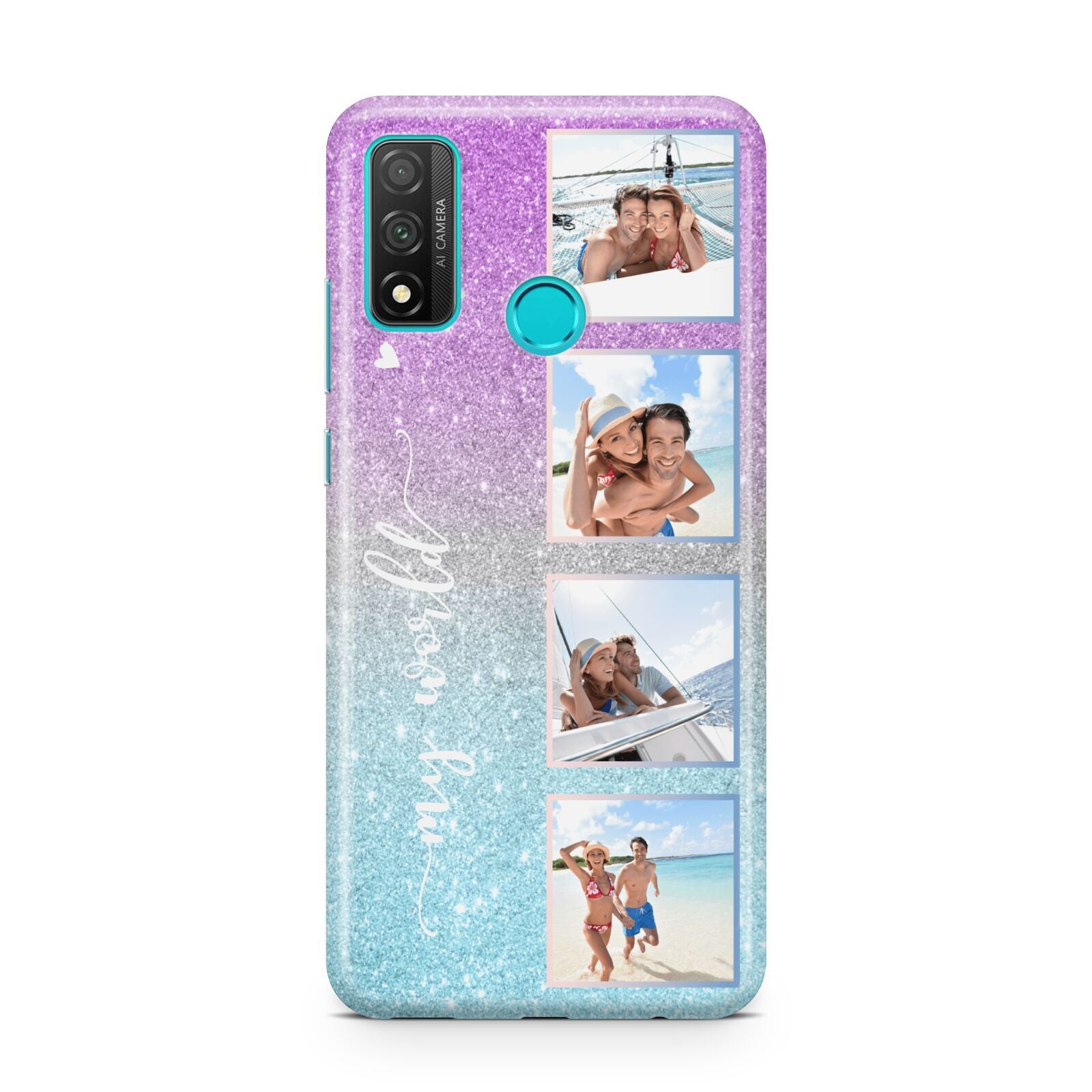 Custom Glitter Photo Huawei P Smart 2020