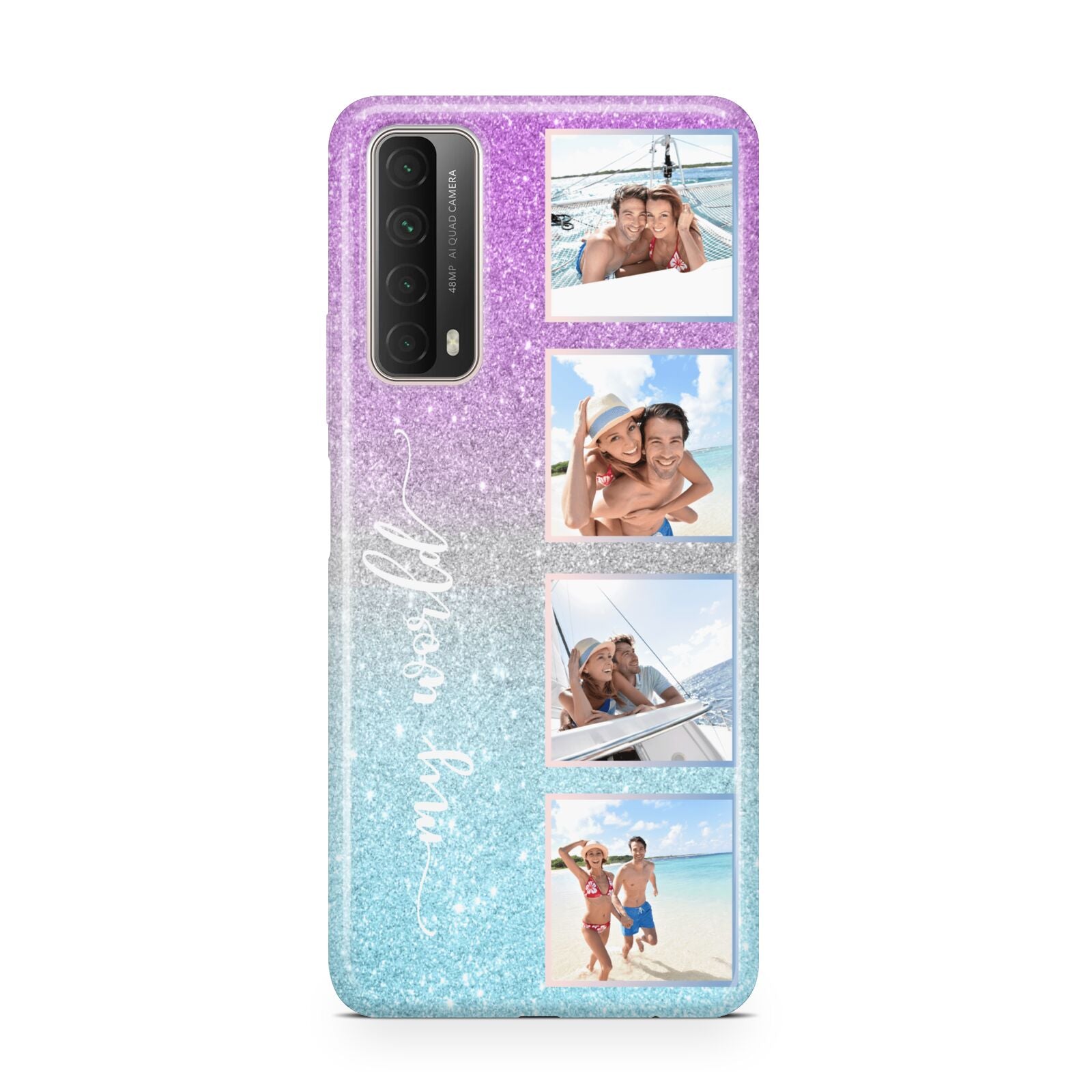 Custom Glitter Photo Huawei P Smart 2021