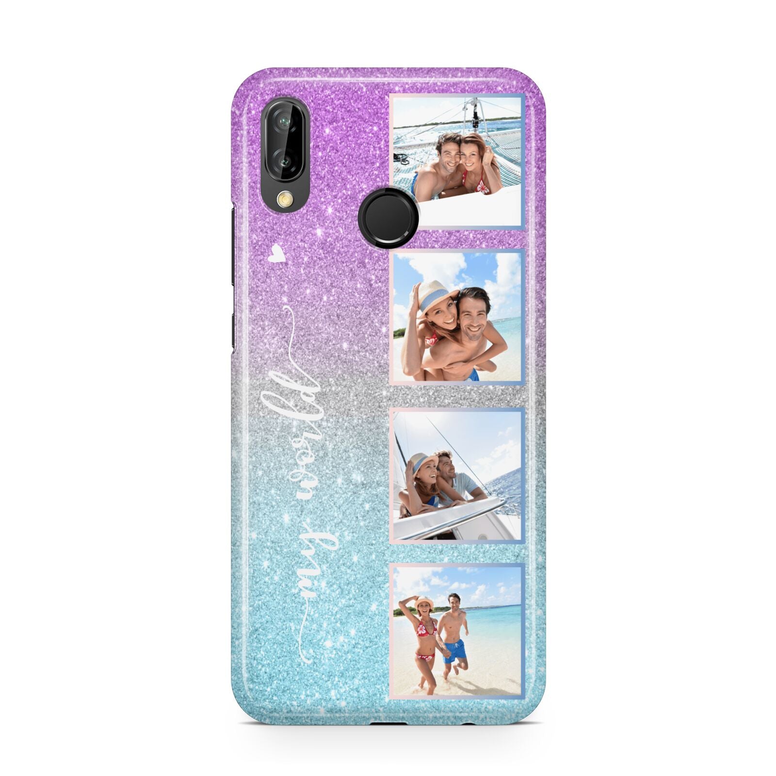 Custom Glitter Photo Huawei P20 Lite Phone Case