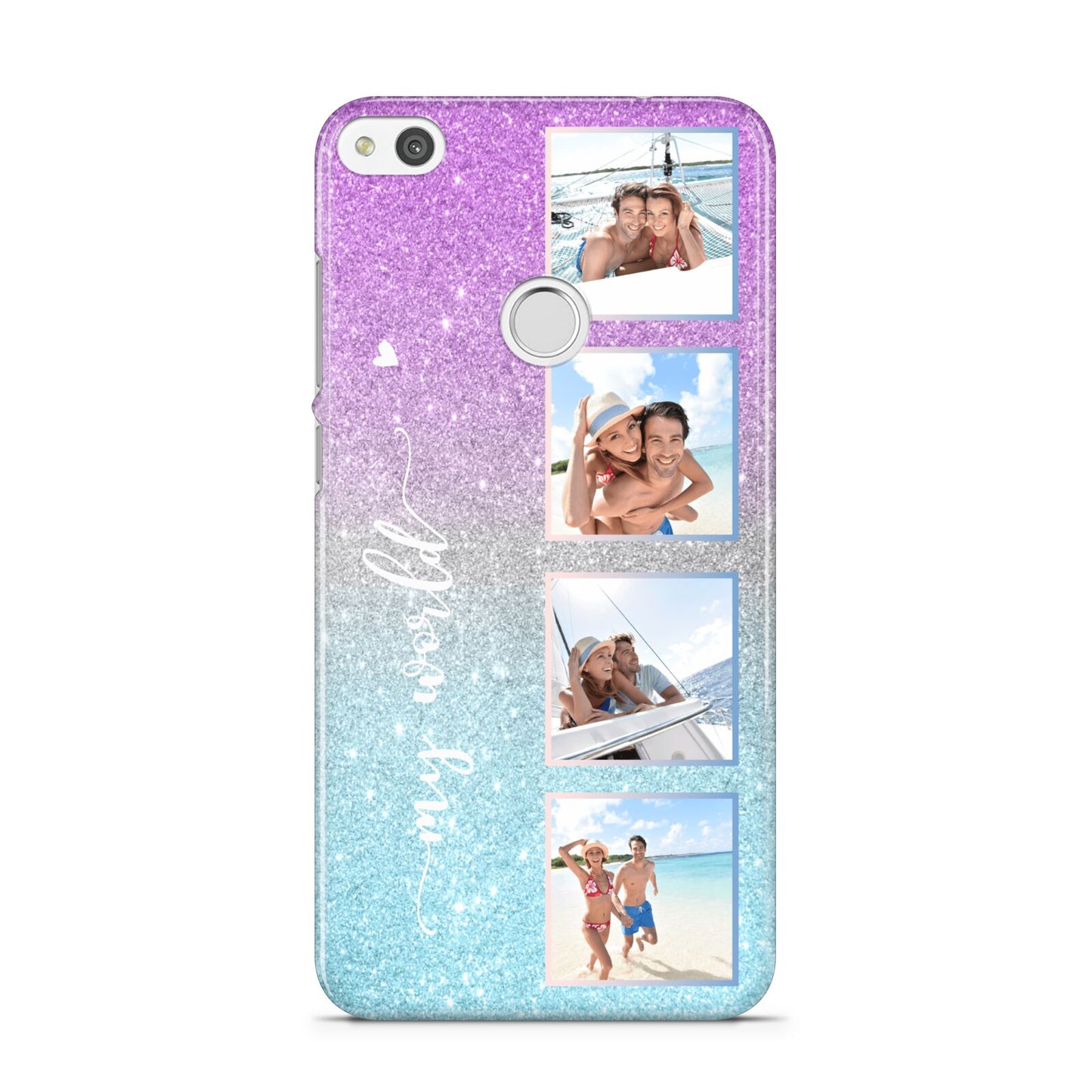 Custom Glitter Photo Huawei P8 Lite Case