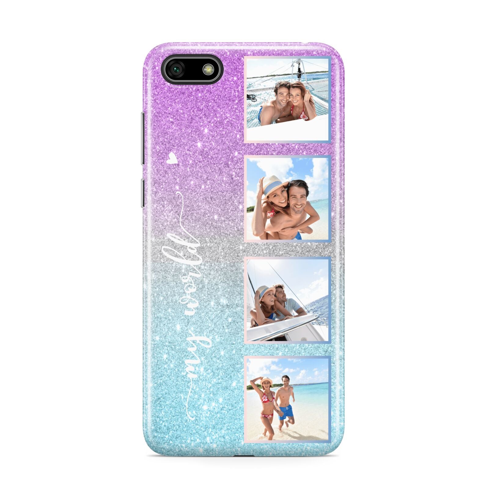 Custom Glitter Photo Huawei Y5 Prime 2018 Phone Case