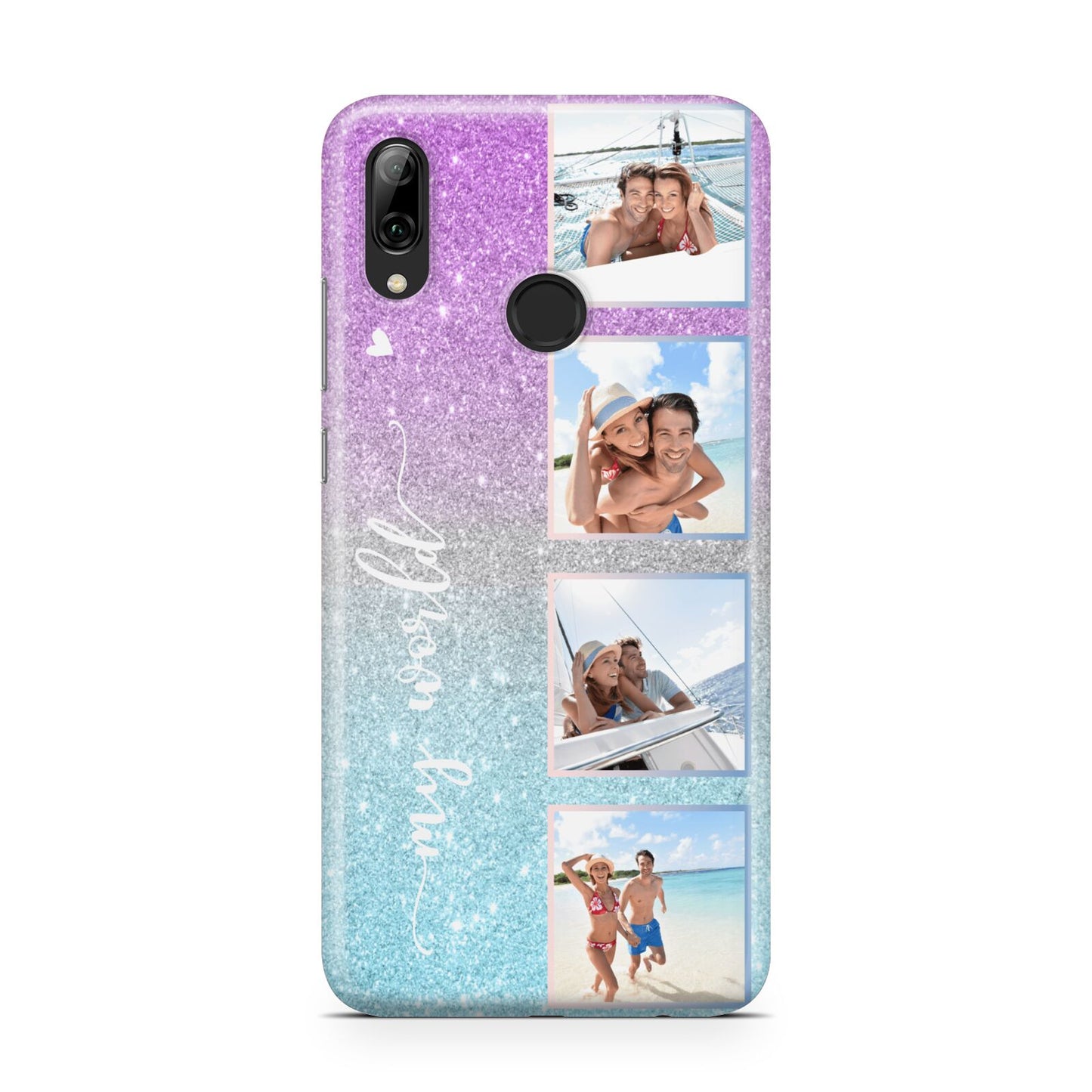 Custom Glitter Photo Huawei Y7 2019