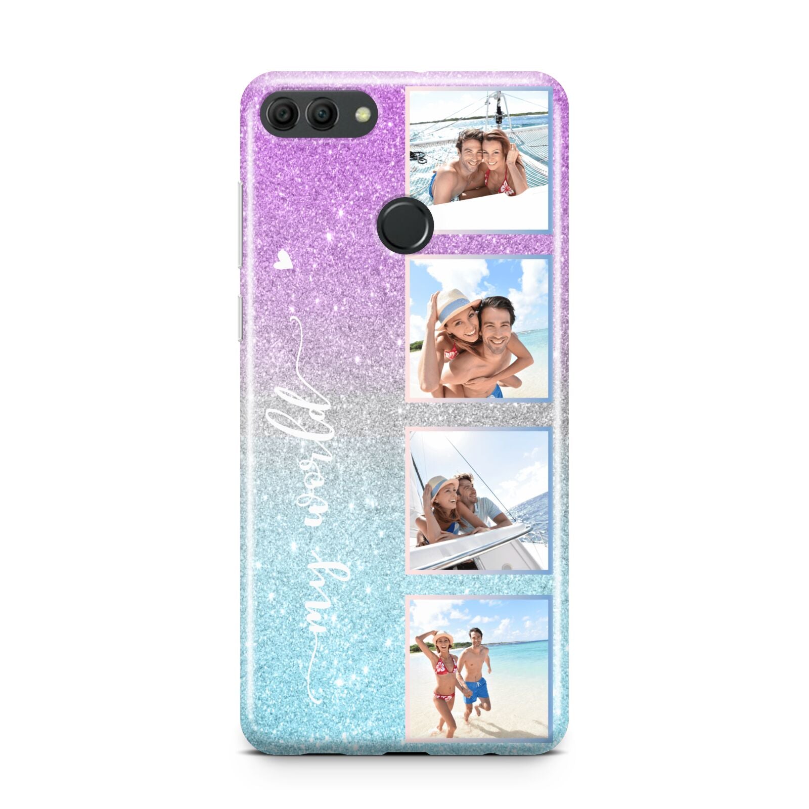 Custom Glitter Photo Huawei Y9 2018