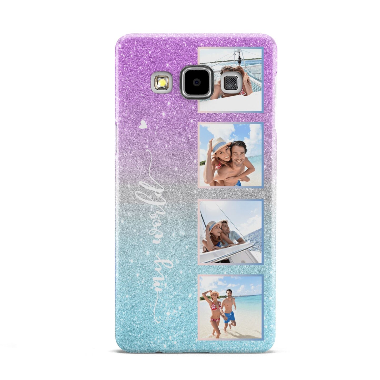 Custom Glitter Photo Samsung Galaxy A5 Case