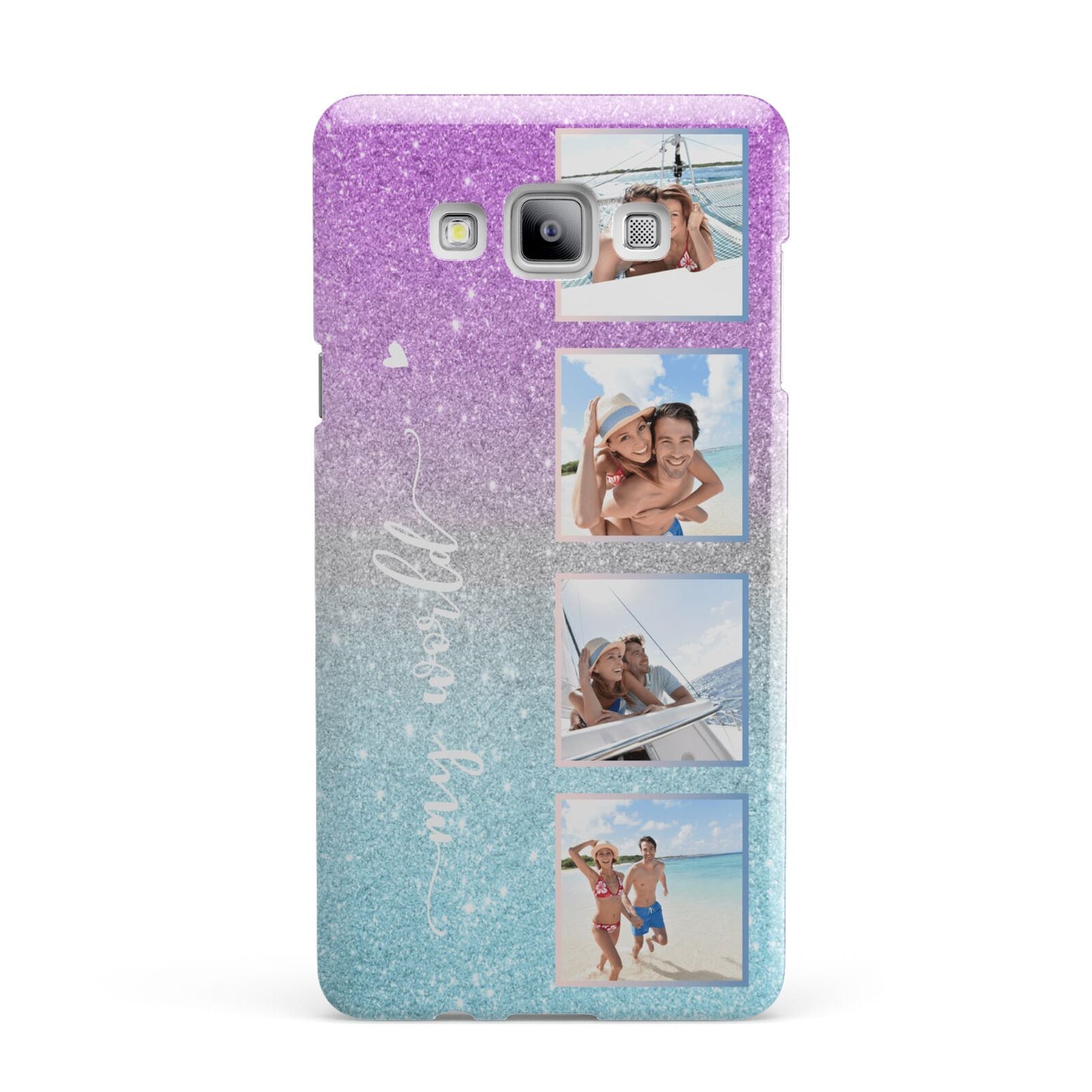 Custom Glitter Photo Samsung Galaxy A7 2015 Case