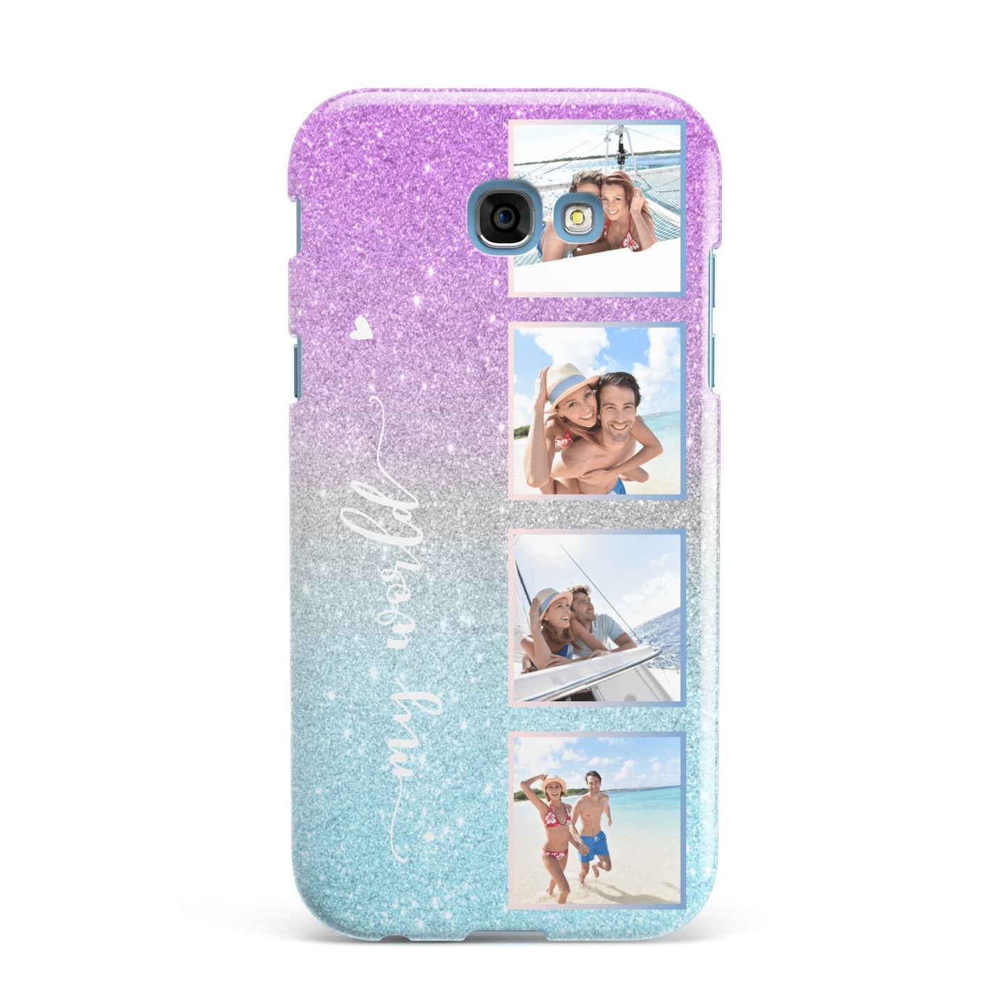 Custom Glitter Photo Samsung Galaxy A7 2017 Case