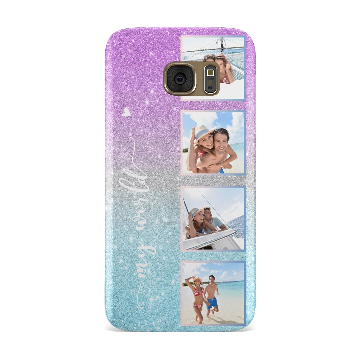 Custom Glitter Photo Samsung Galaxy Case