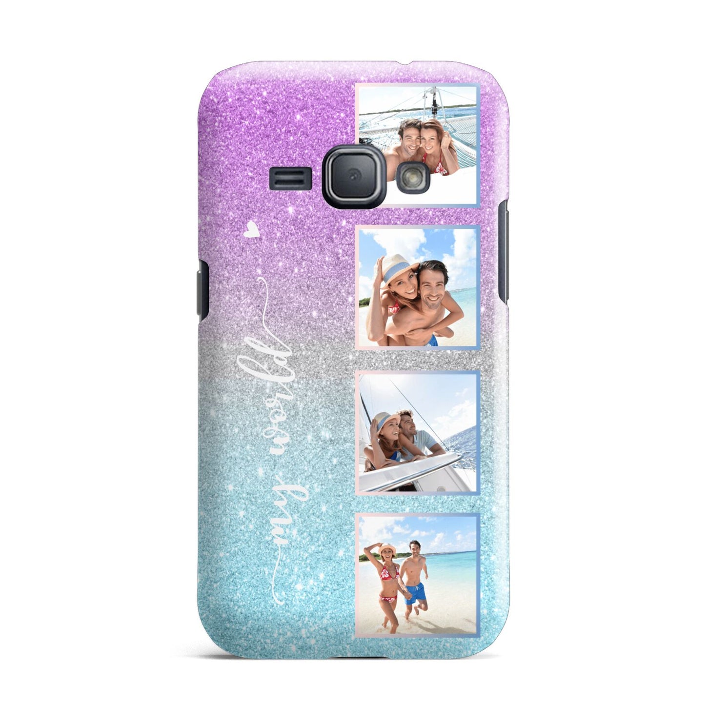 Custom Glitter Photo Samsung Galaxy J1 2016 Case