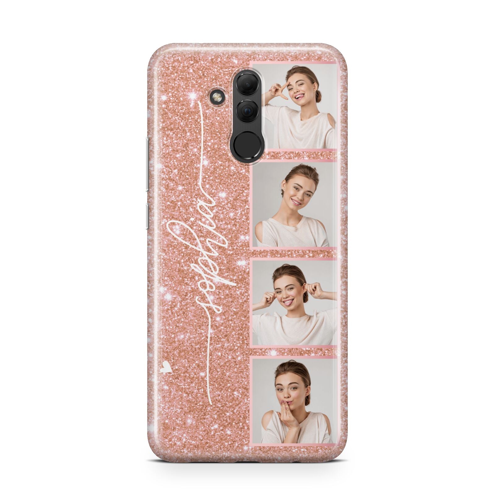 Custom Glitter Photo Strip Huawei Mate 20 Lite