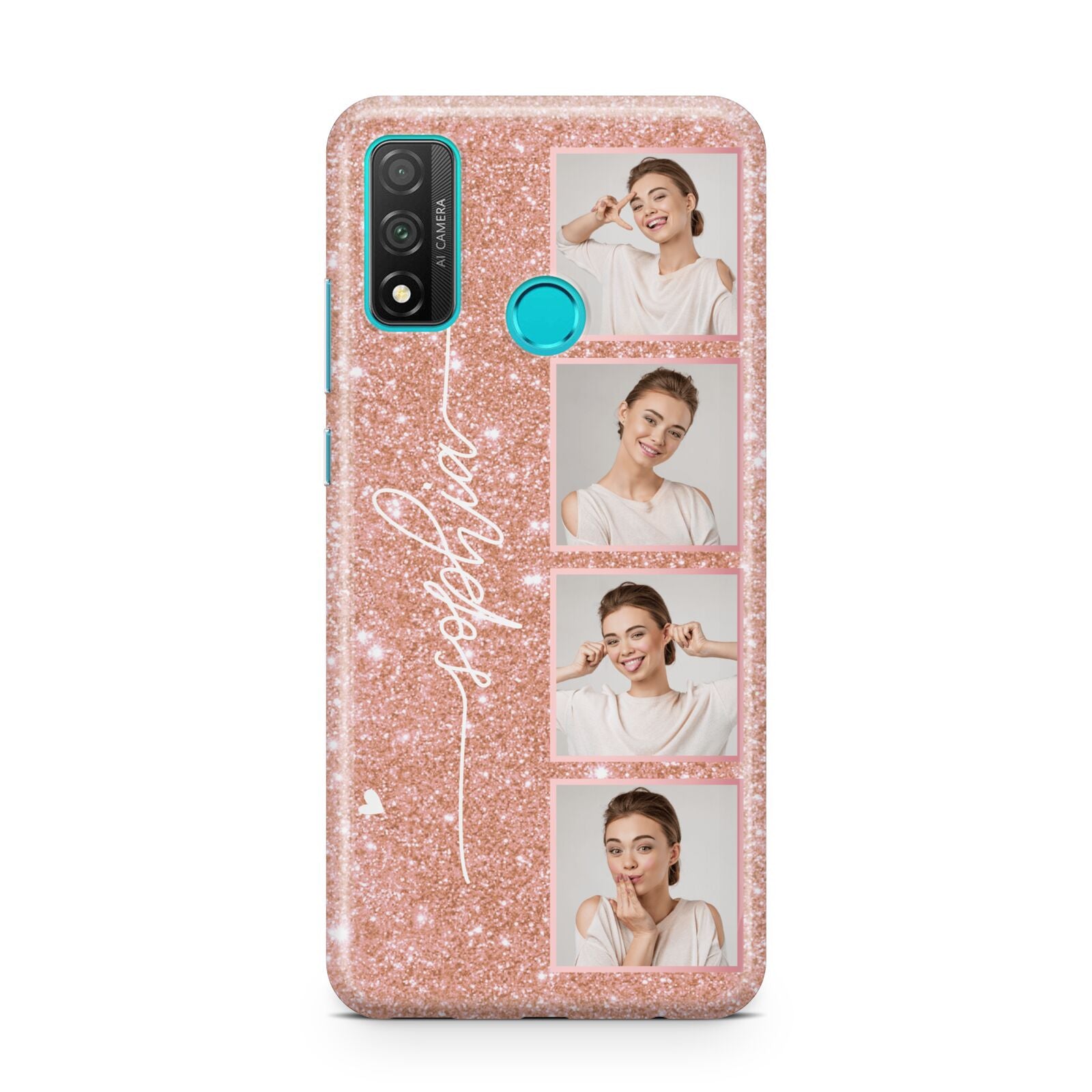 Custom Glitter Photo Strip Huawei P Smart 2020