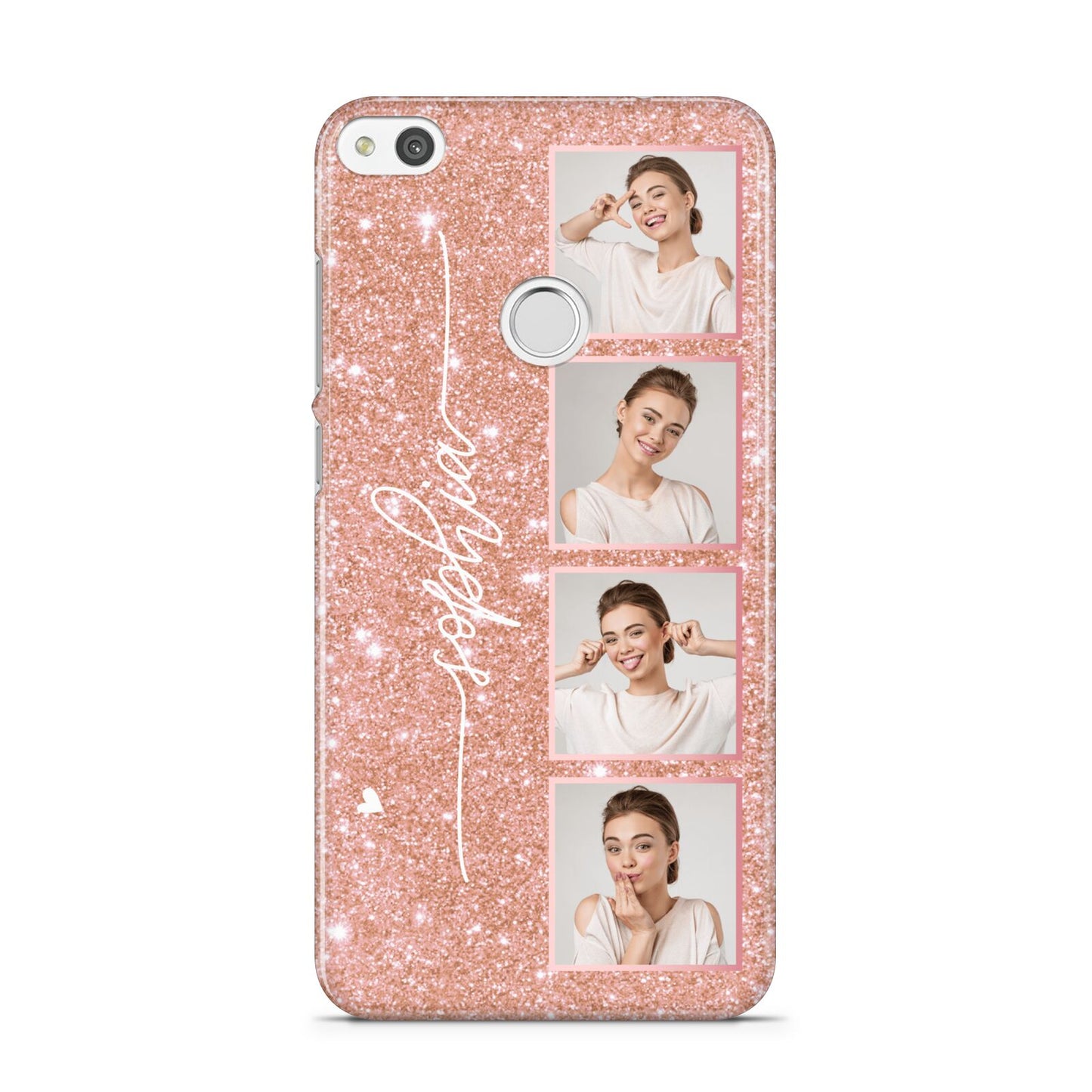 Custom Glitter Photo Strip Huawei P8 Lite Case