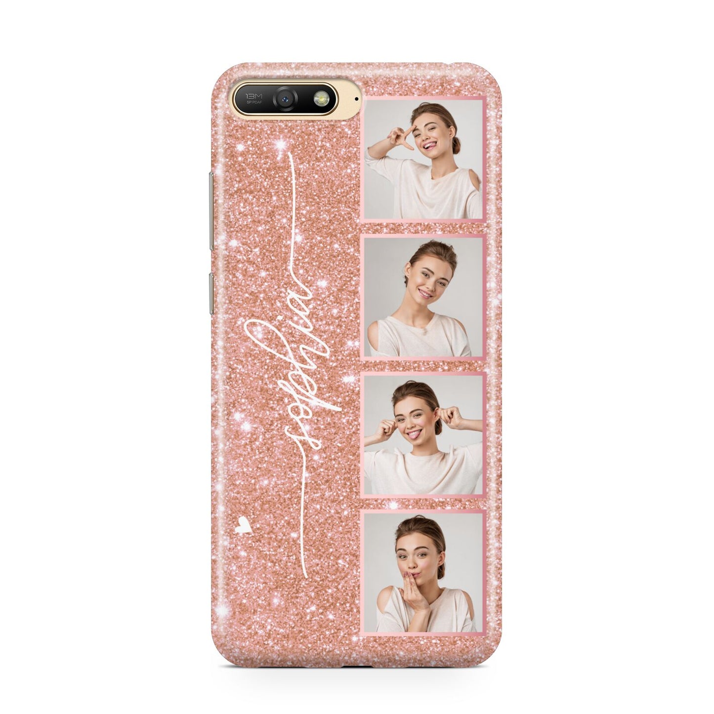 Custom Glitter Photo Strip Huawei Y6 2018