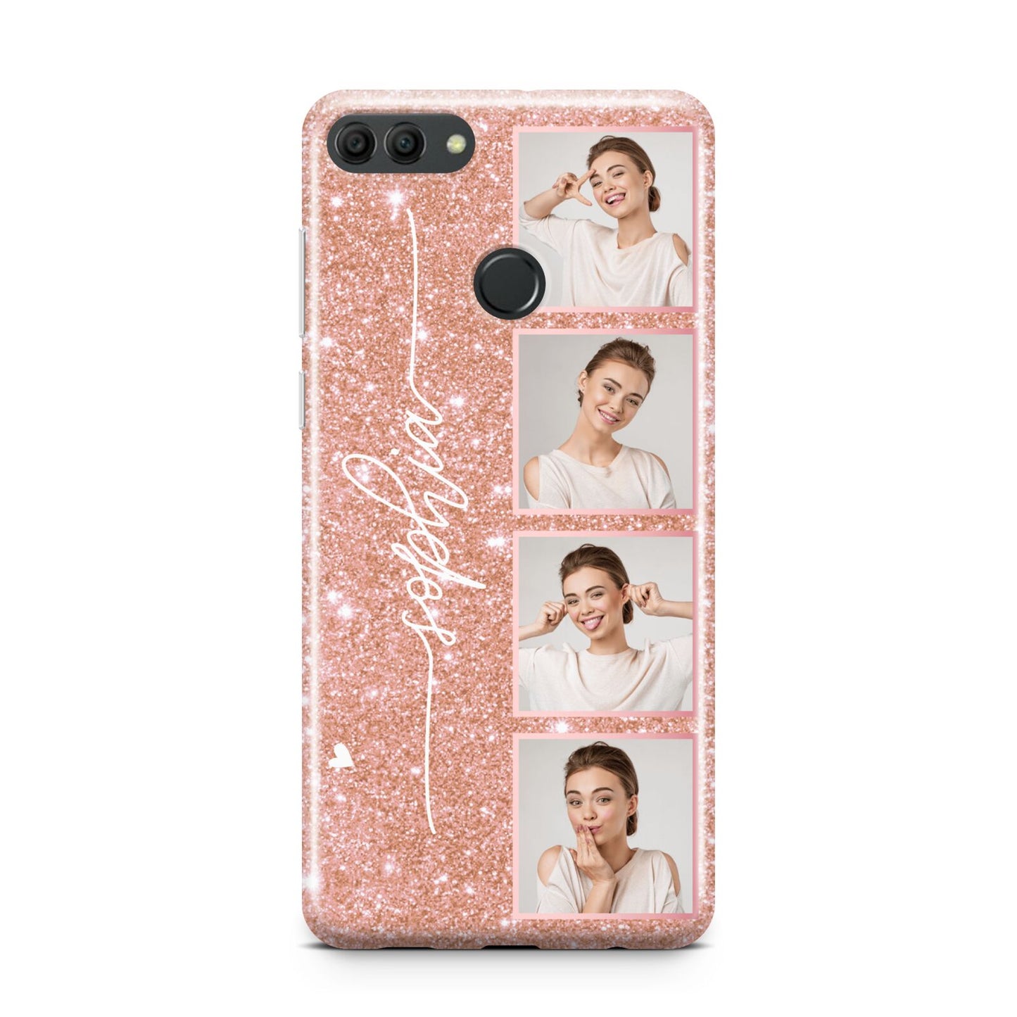 Custom Glitter Photo Strip Huawei Y9 2018