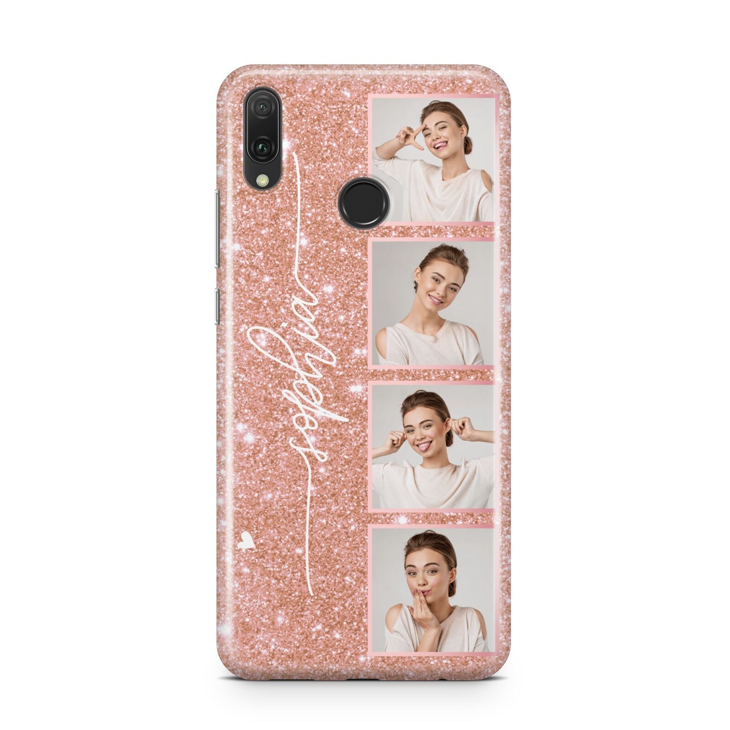 Custom Glitter Photo Strip Huawei Y9 2019