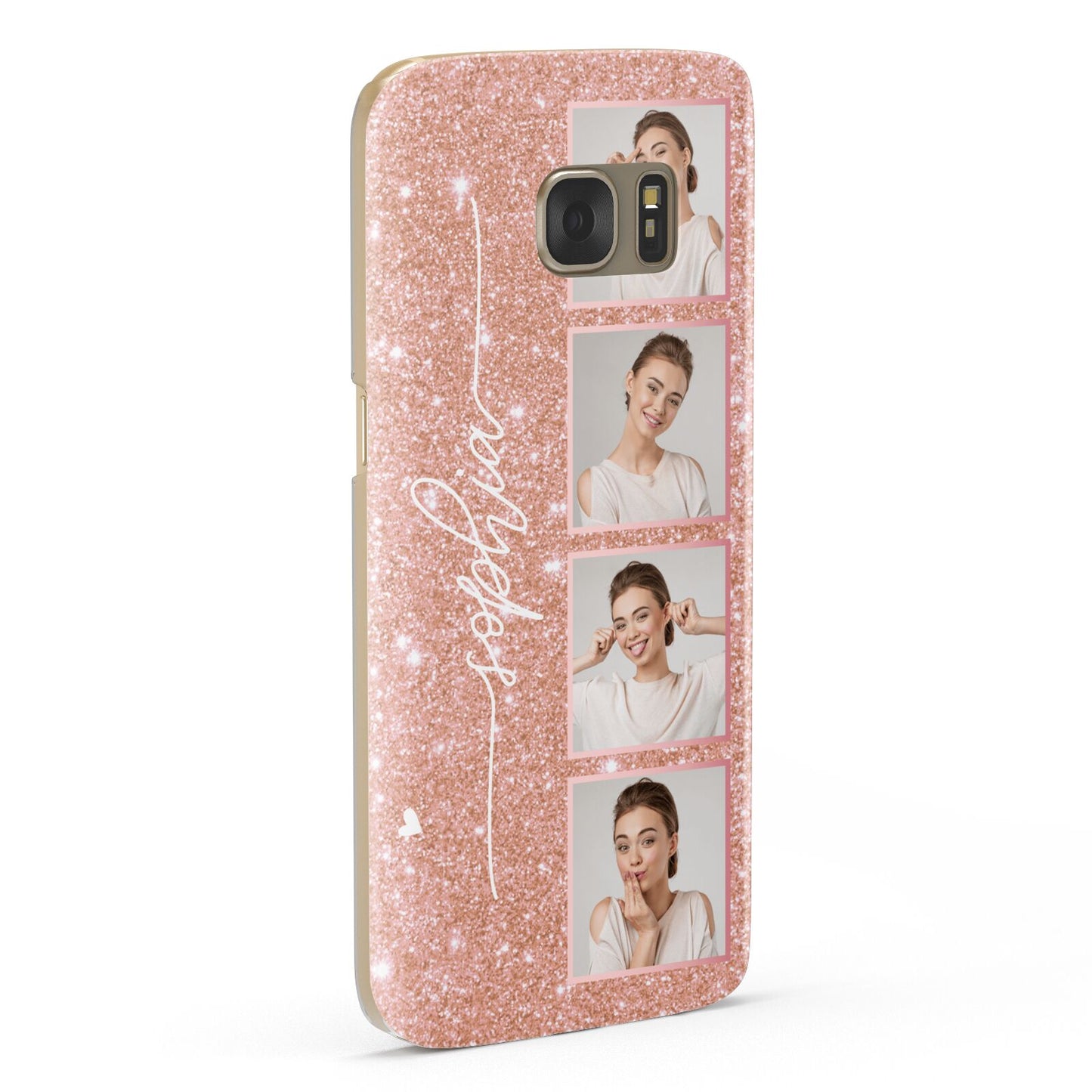 Custom Glitter Photo Strip Samsung Galaxy Case Fourty Five Degrees