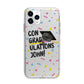 Custom Graduation Apple iPhone 11 Pro in Silver with Bumper Case