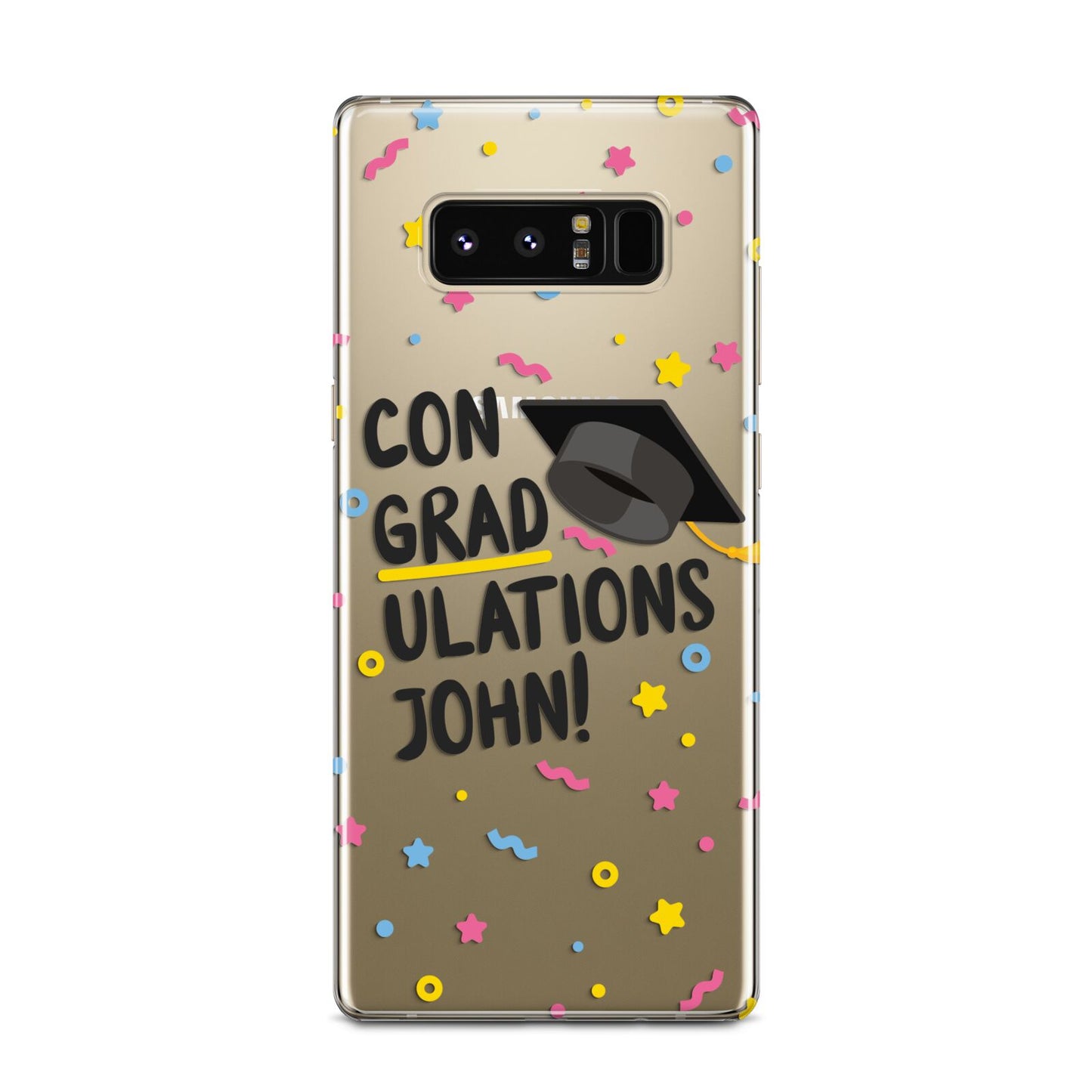 Custom Graduation Samsung Galaxy Note 8 Case