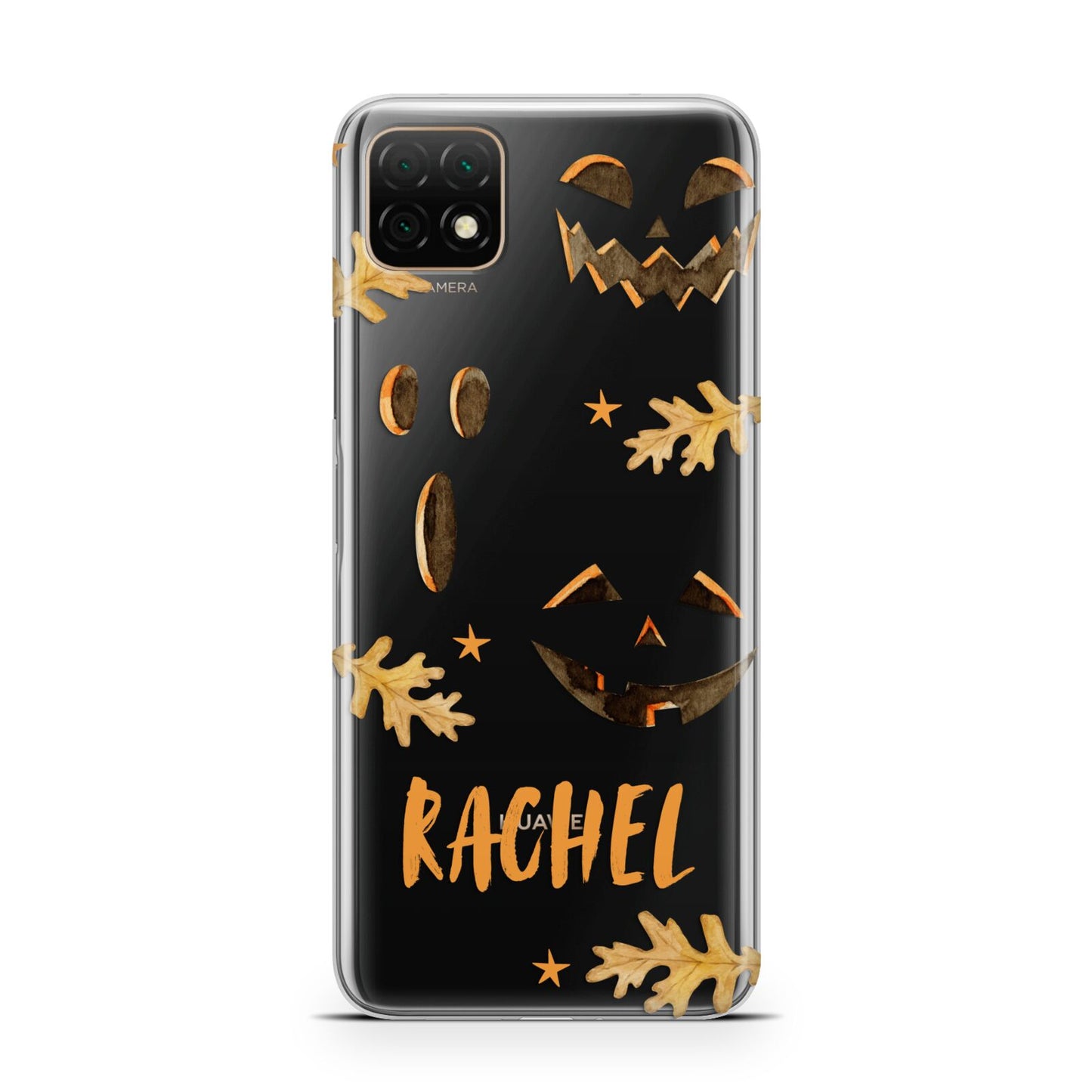 Custom Halloween Pumpkin Face Huawei Enjoy 20 Phone Case