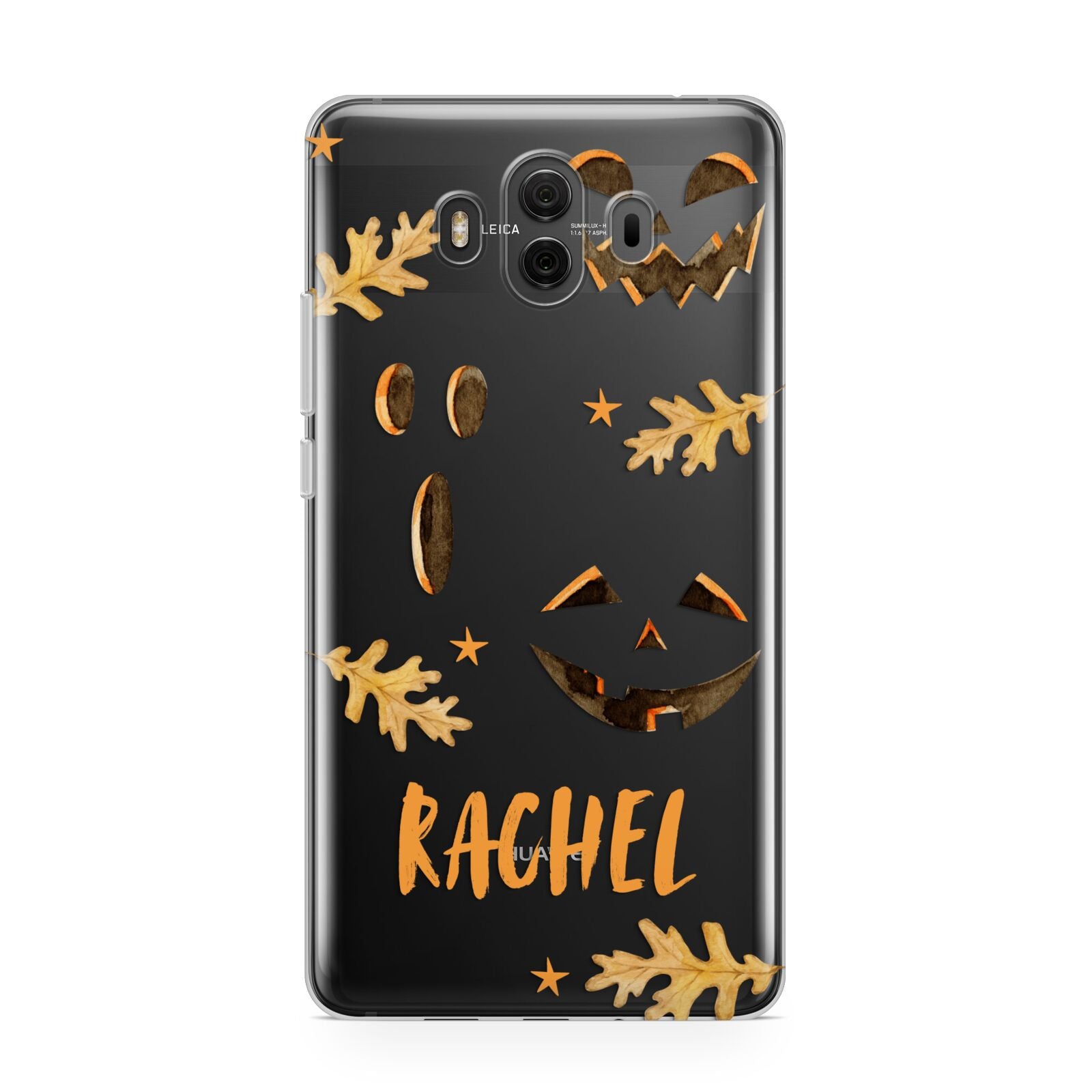 Custom Halloween Pumpkin Face Huawei Mate 10 Protective Phone Case